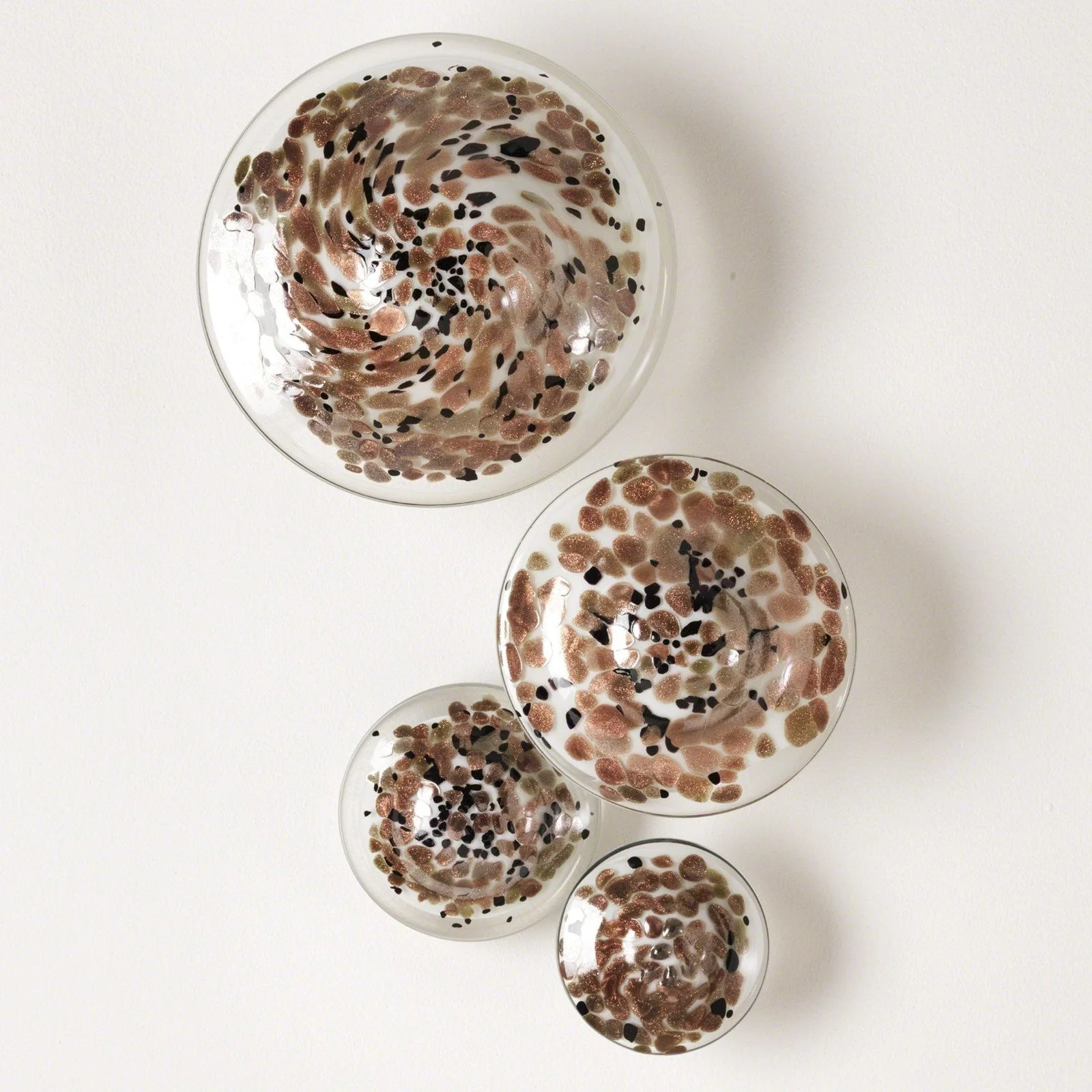 Global Views Glass Wall Mushrooms (Set of 4) - Image 4
