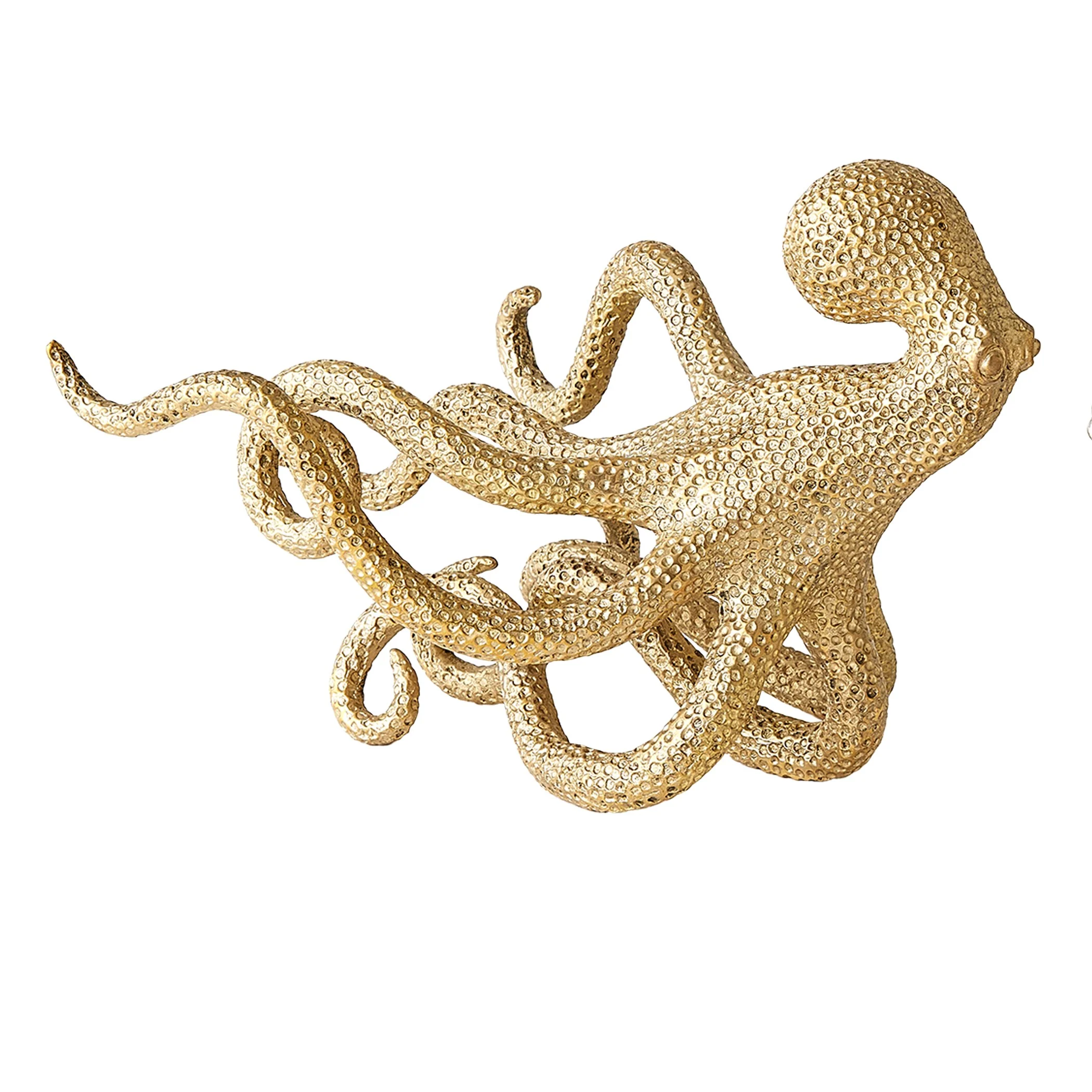 Global Views Gliding Octopus-Brass - Image 9