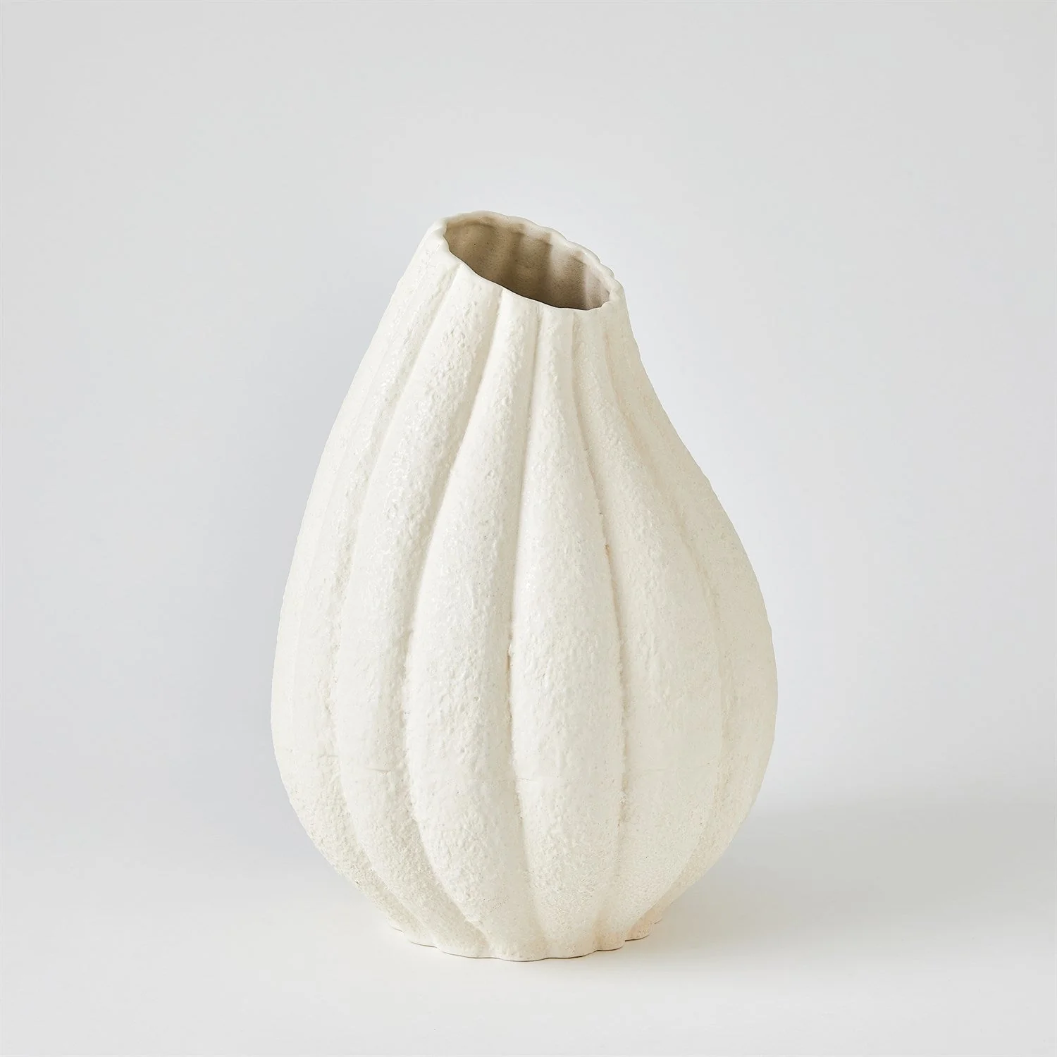 Global Views Glow Vase - White - Image 7