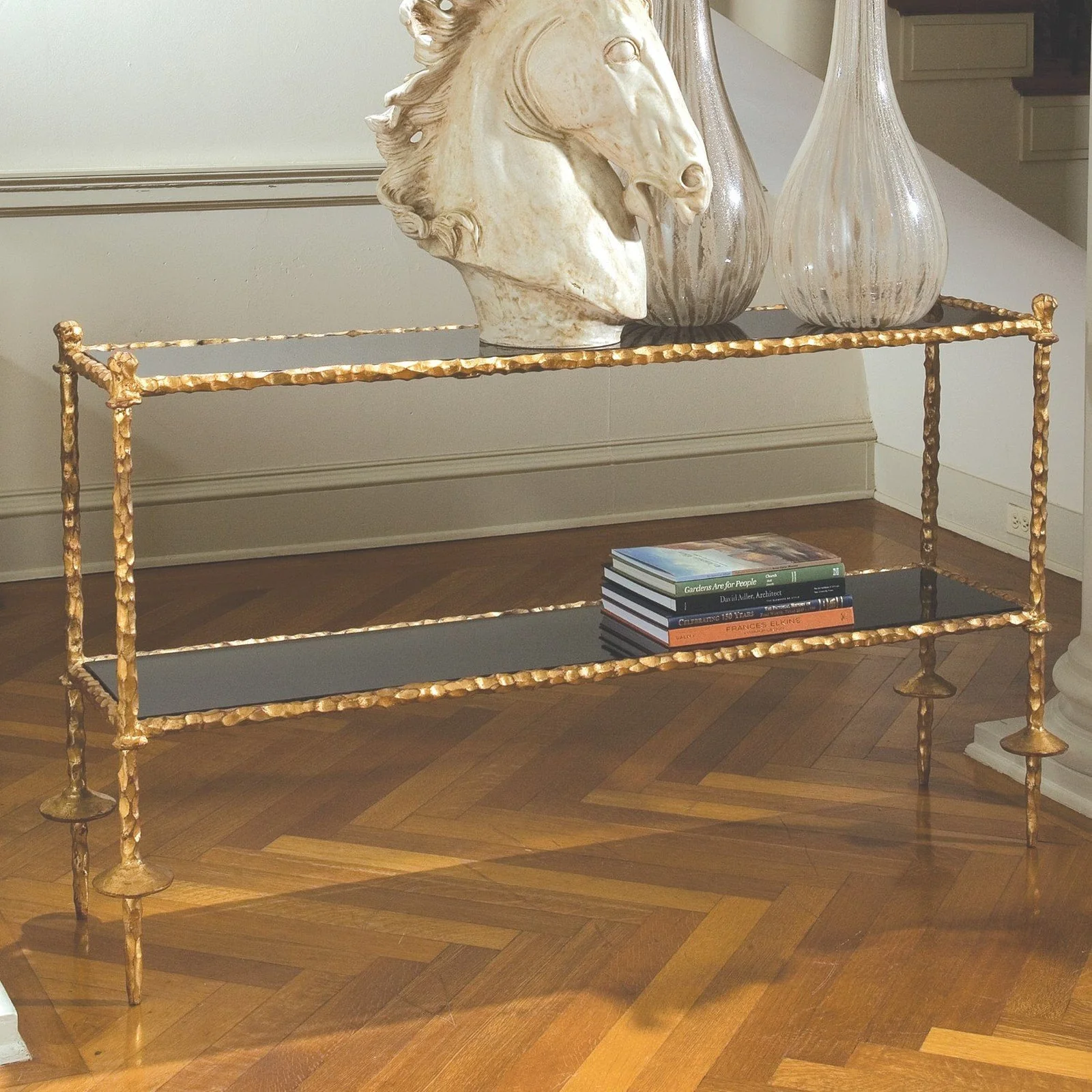 Global Views Gold Chiseled Console - Image 2