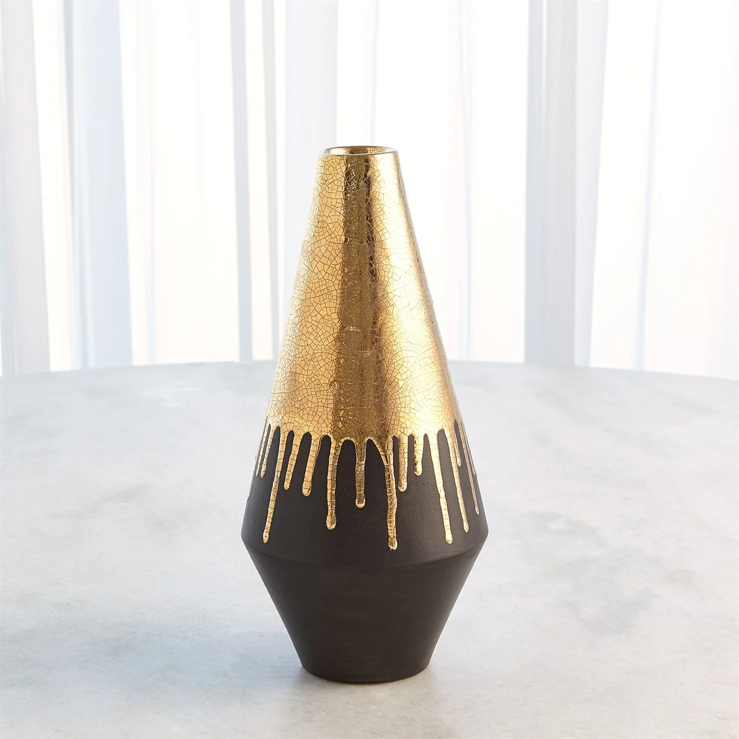 Global Views Gold Drip Vase - Image 6