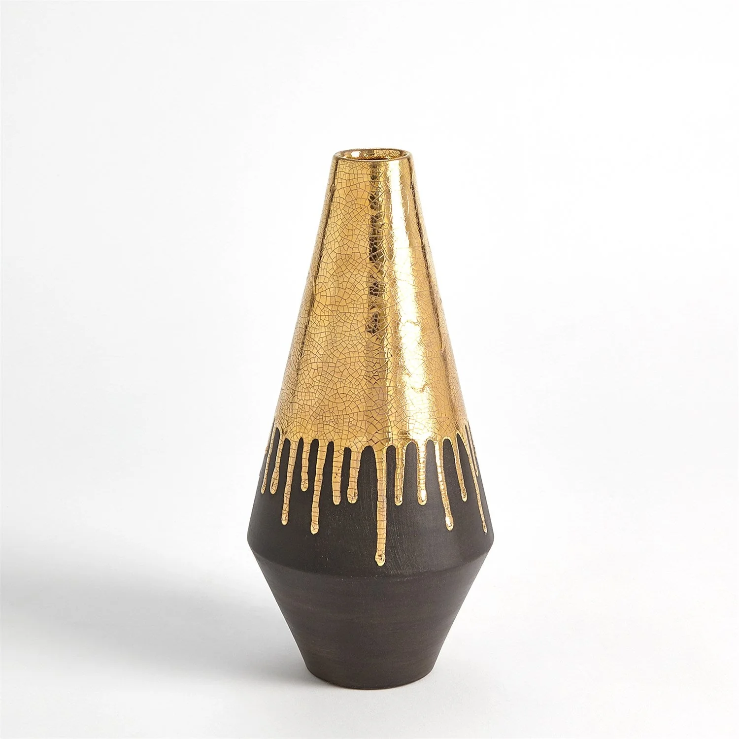 Global Views Gold Drip Vase - Image 7