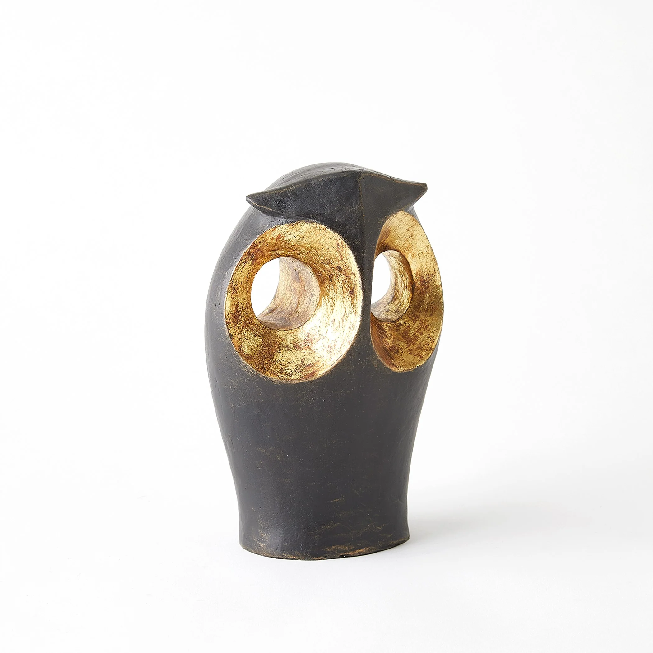 Global Views Gold Leafed Owl - Image 10
