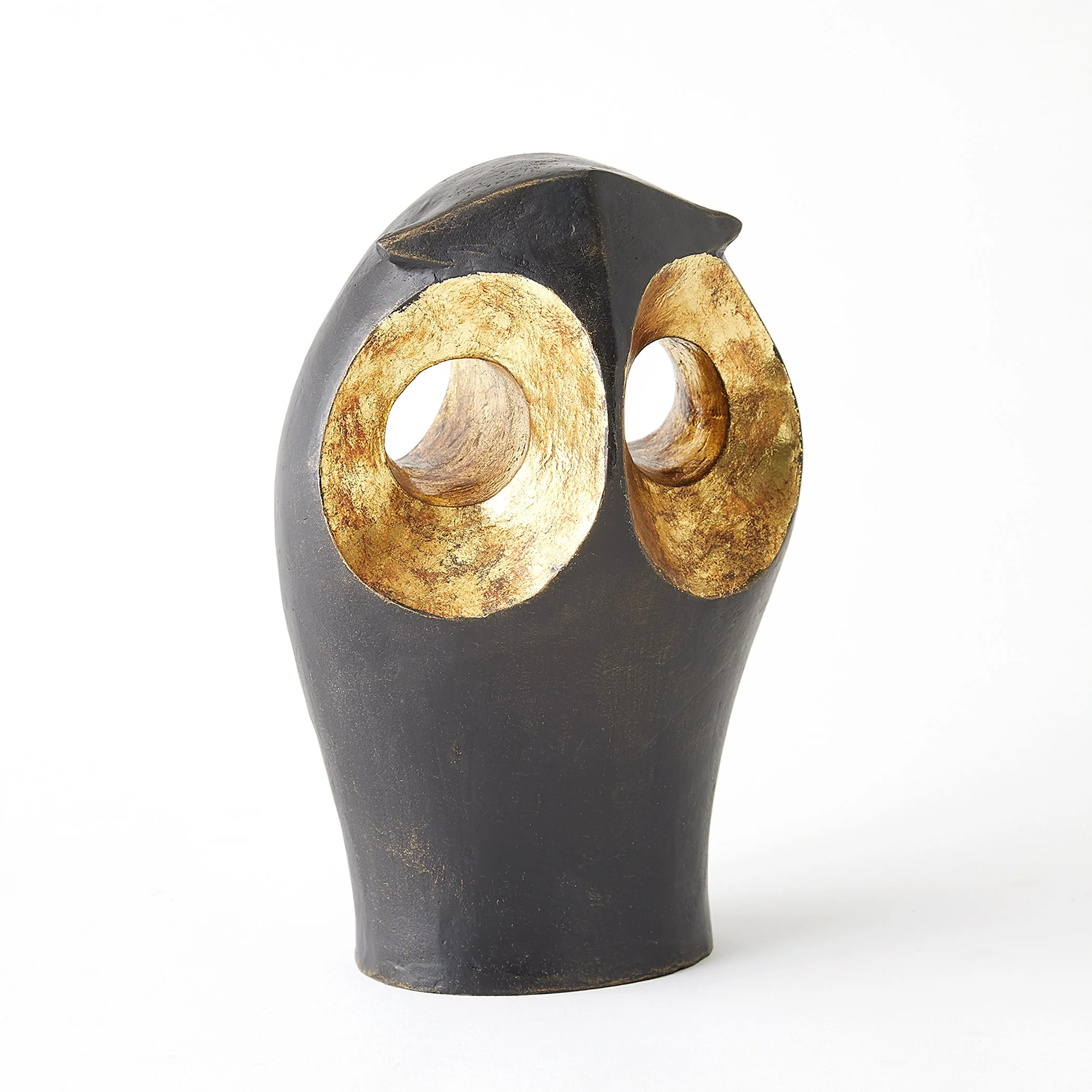 Global Views Gold Leafed Owl - Image 15