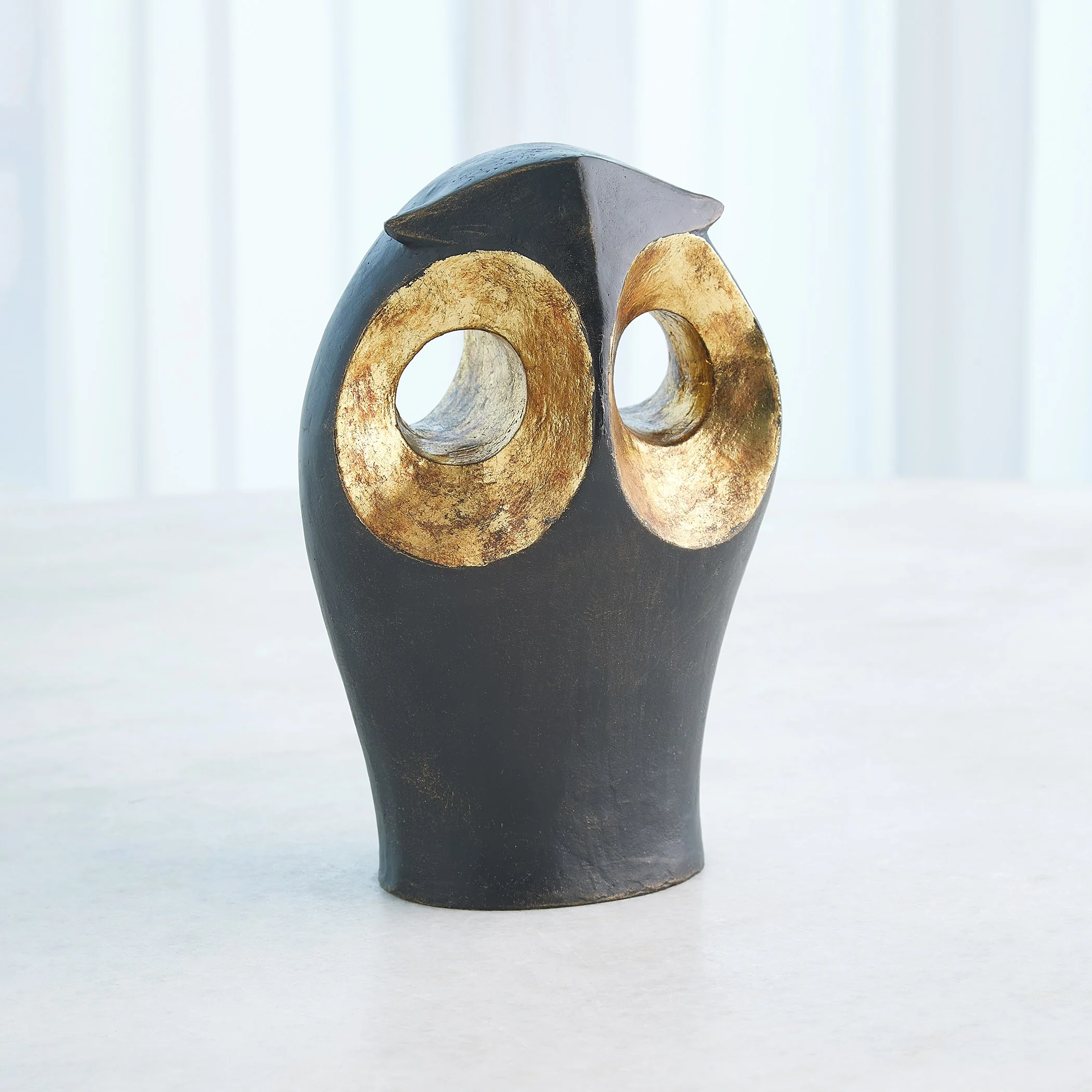 Global Views Gold Leafed Owl - Image 16