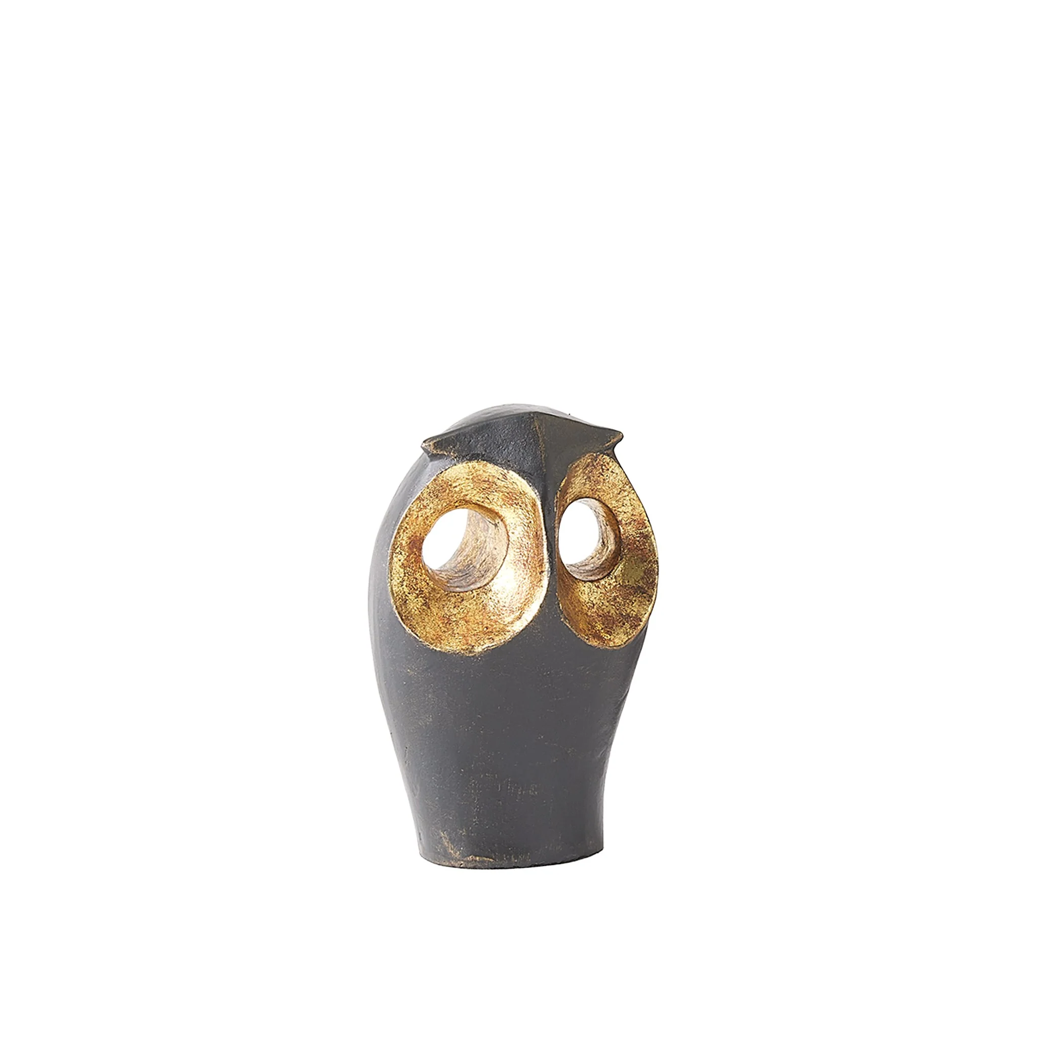 Global Views Gold Leafed Owl - Image 7
