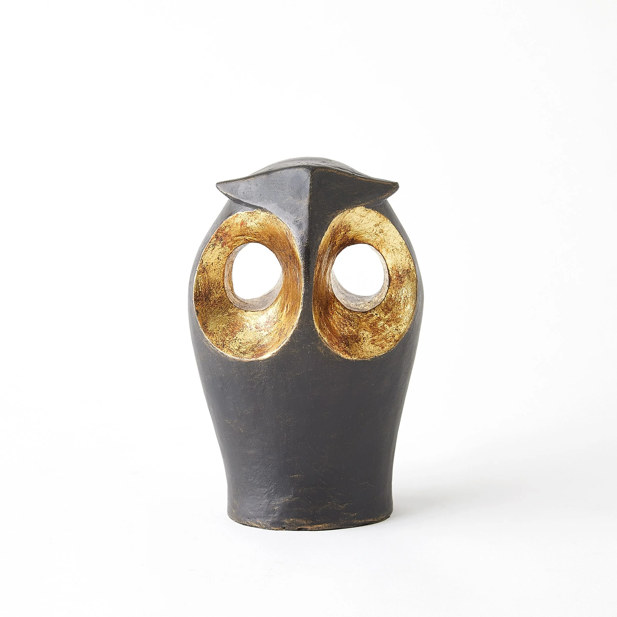 Global Views Gold Leafed Owl - Image 8