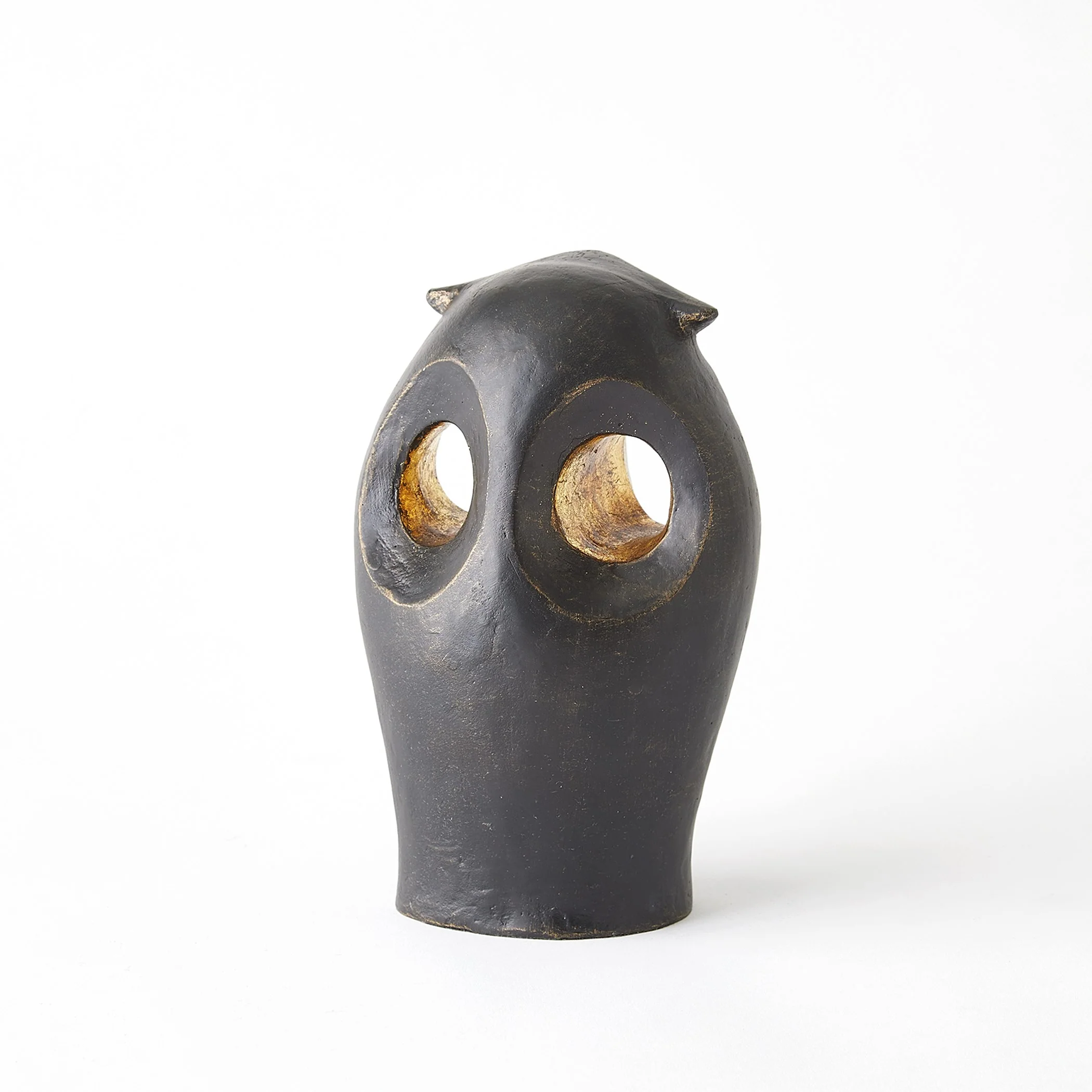 Global Views Gold Leafed Owl - Image 9