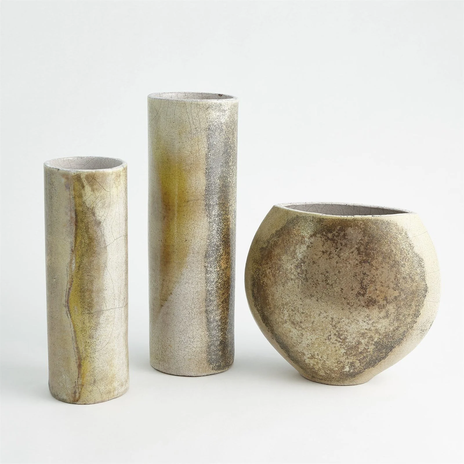 Global Views Golden Raku Vase - Image 5