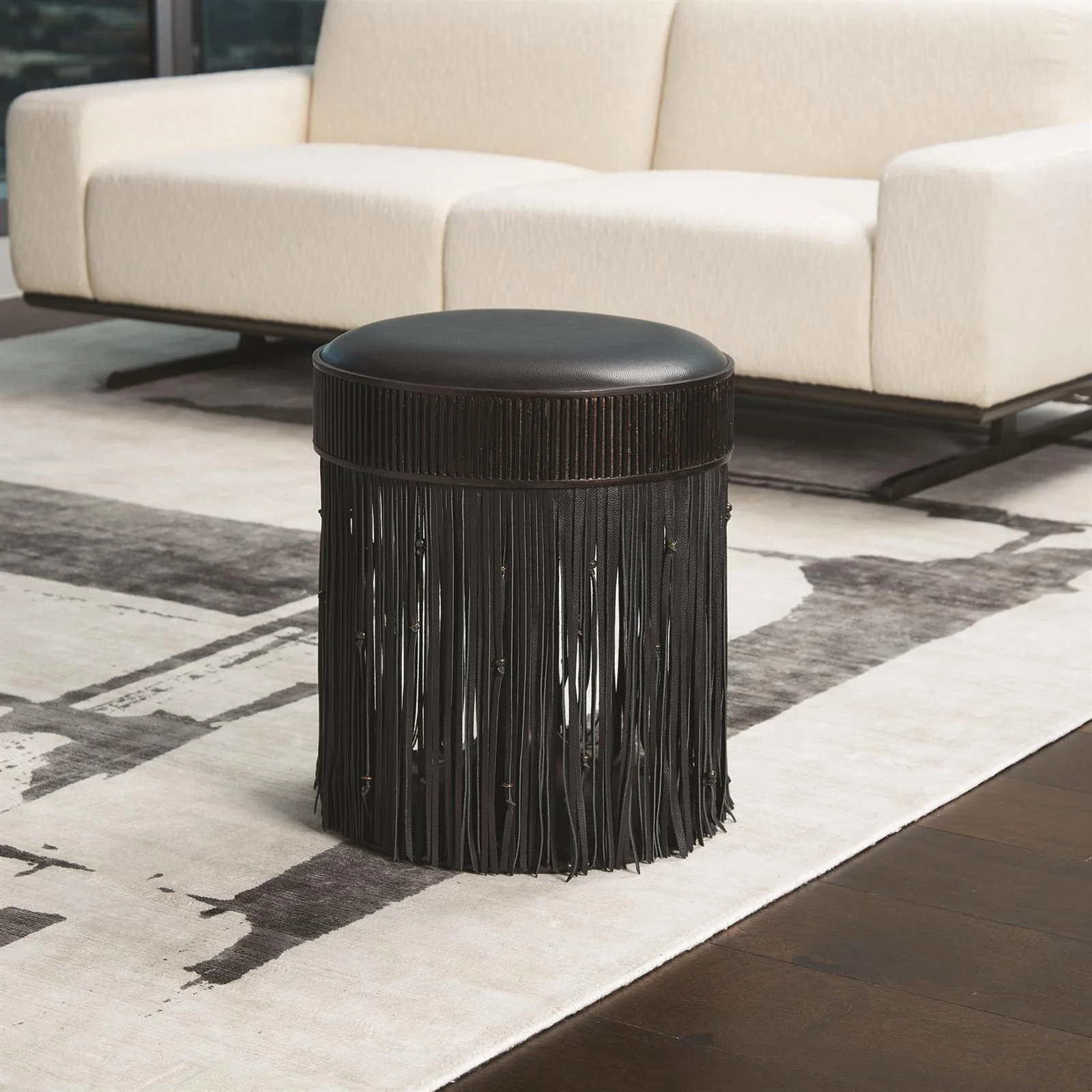 Global Views Grace Stool - Image 2