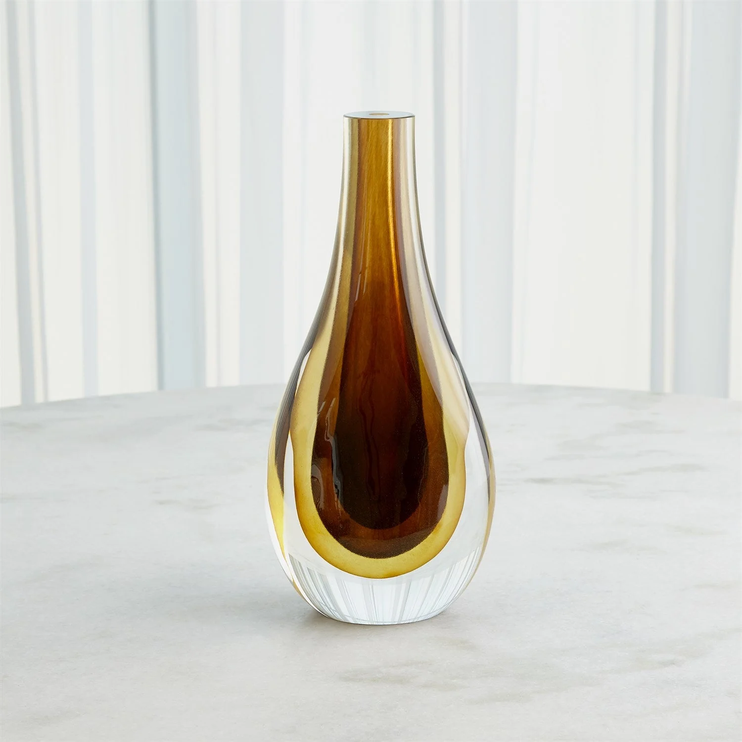 Global Views Gradient Vase - Amber - Image 3
