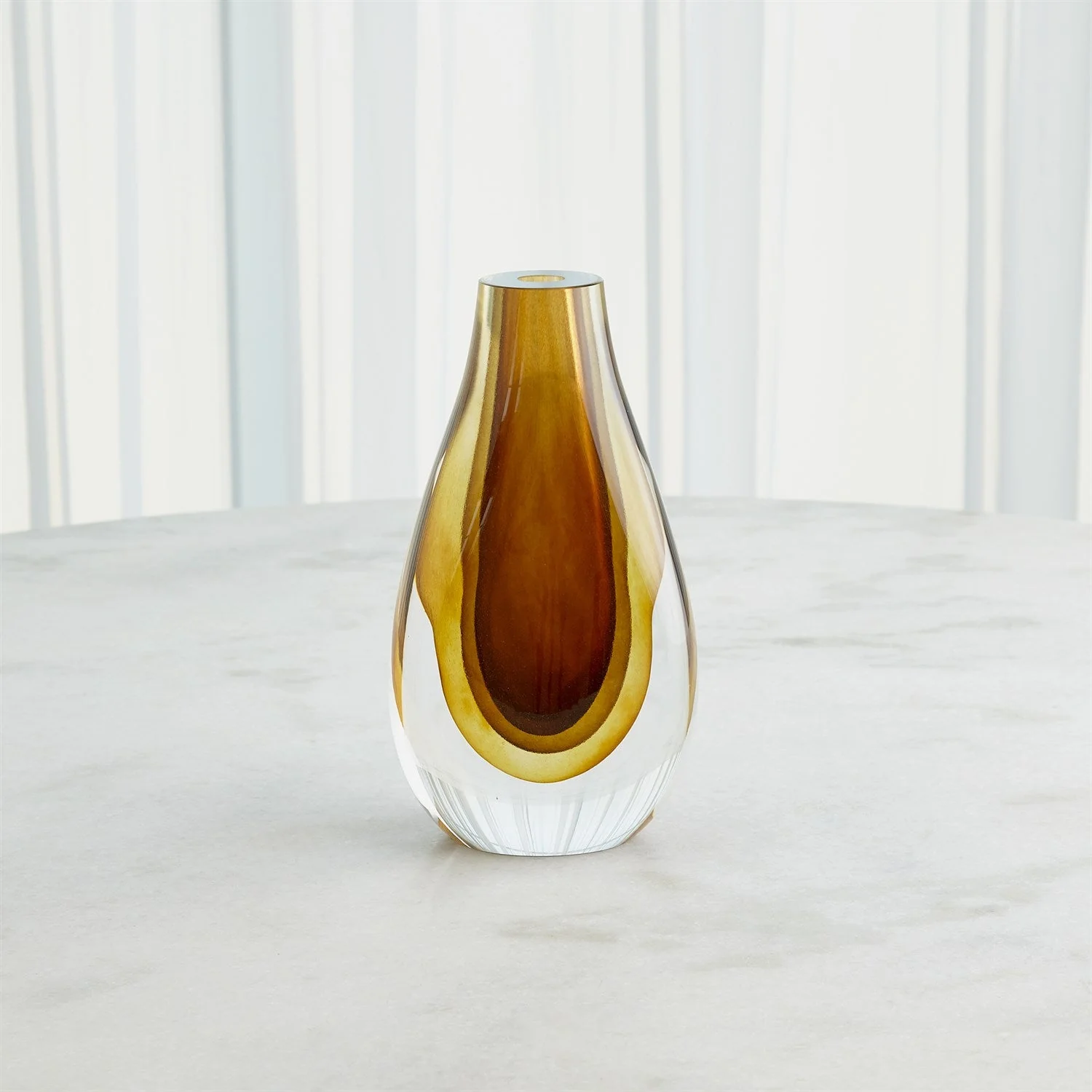 Global Views Gradient Vase - Amber - Image 6