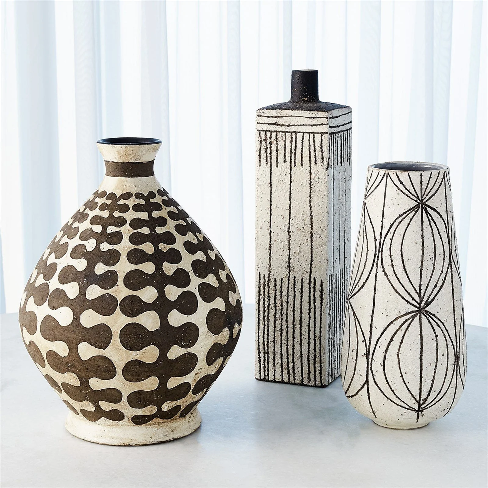 Global Views Graffiti Square Vase - Image 4