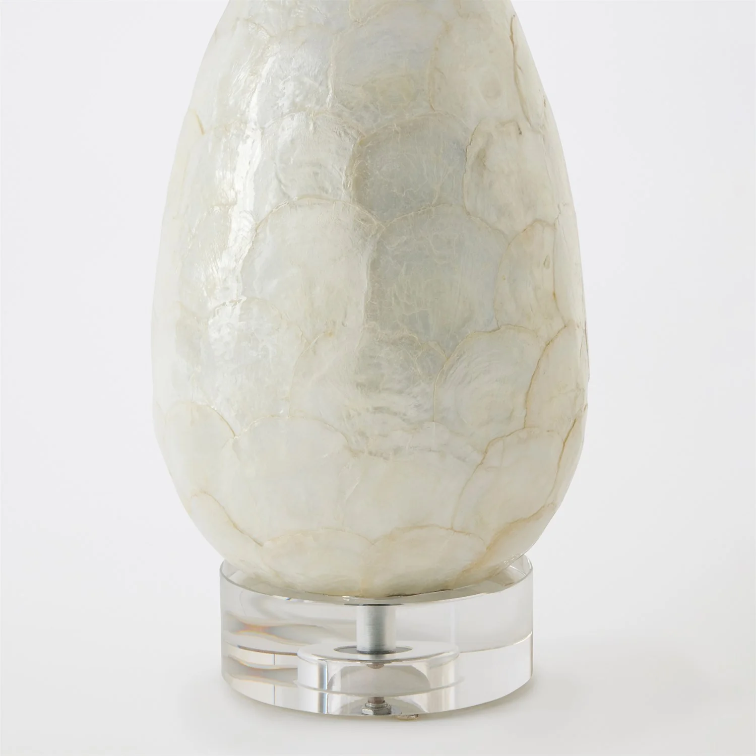 Global Views Gray Abalone Shell Scaled Lamp - Image 2