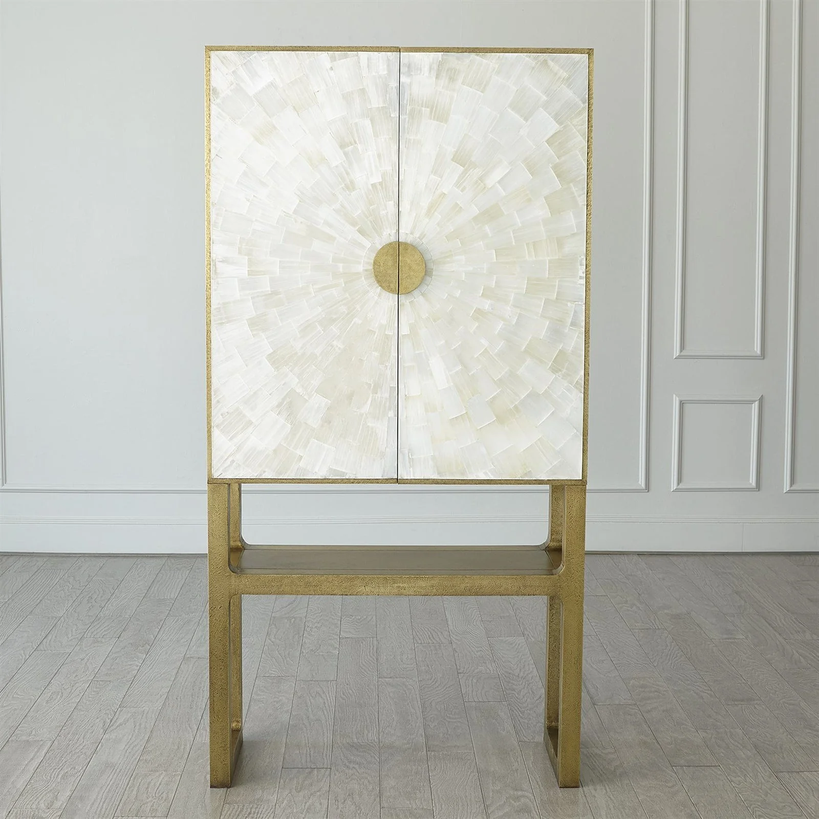 Global Views Gypsum Bar Cabinet - Image 3