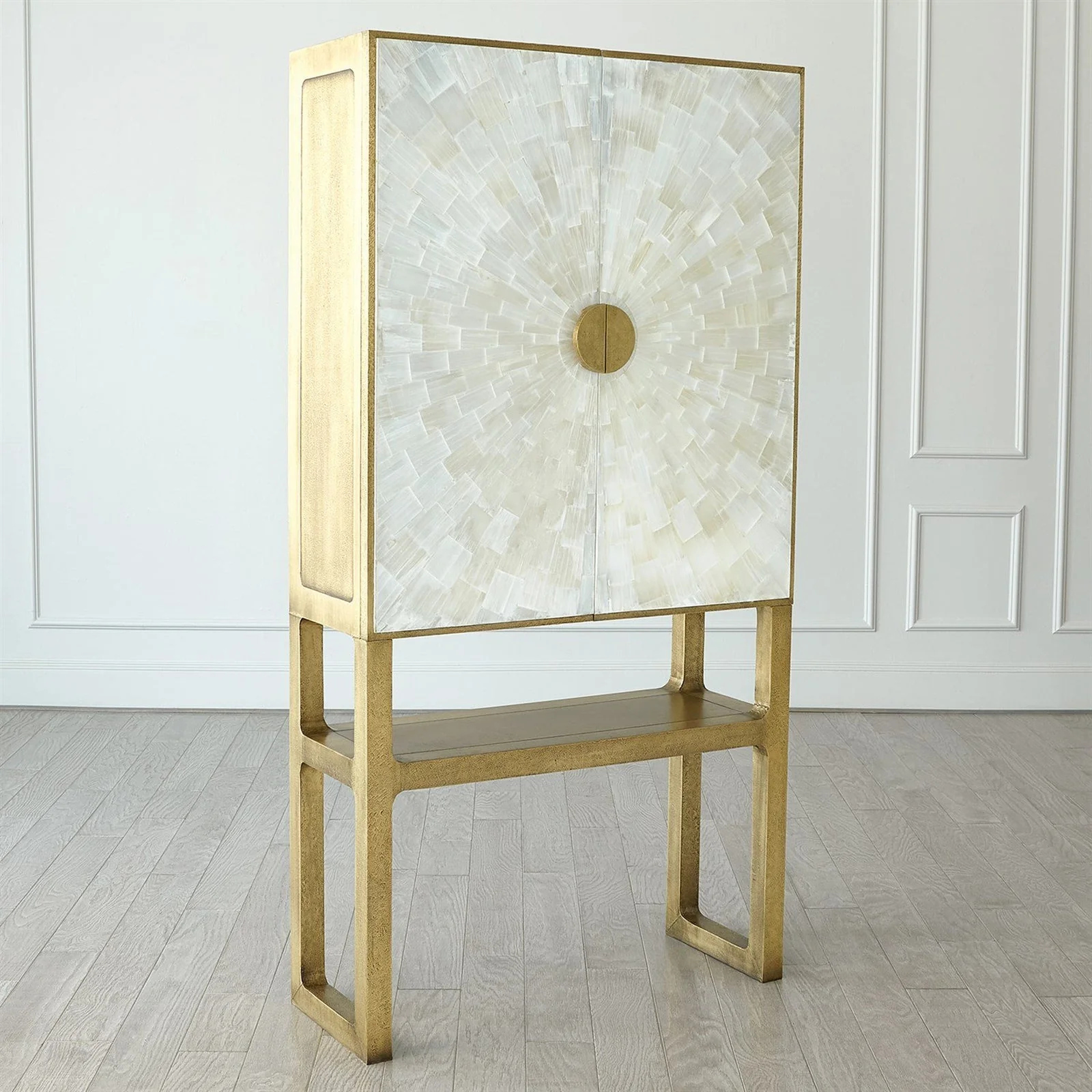 Global Views Gypsum Bar Cabinet - Image 4