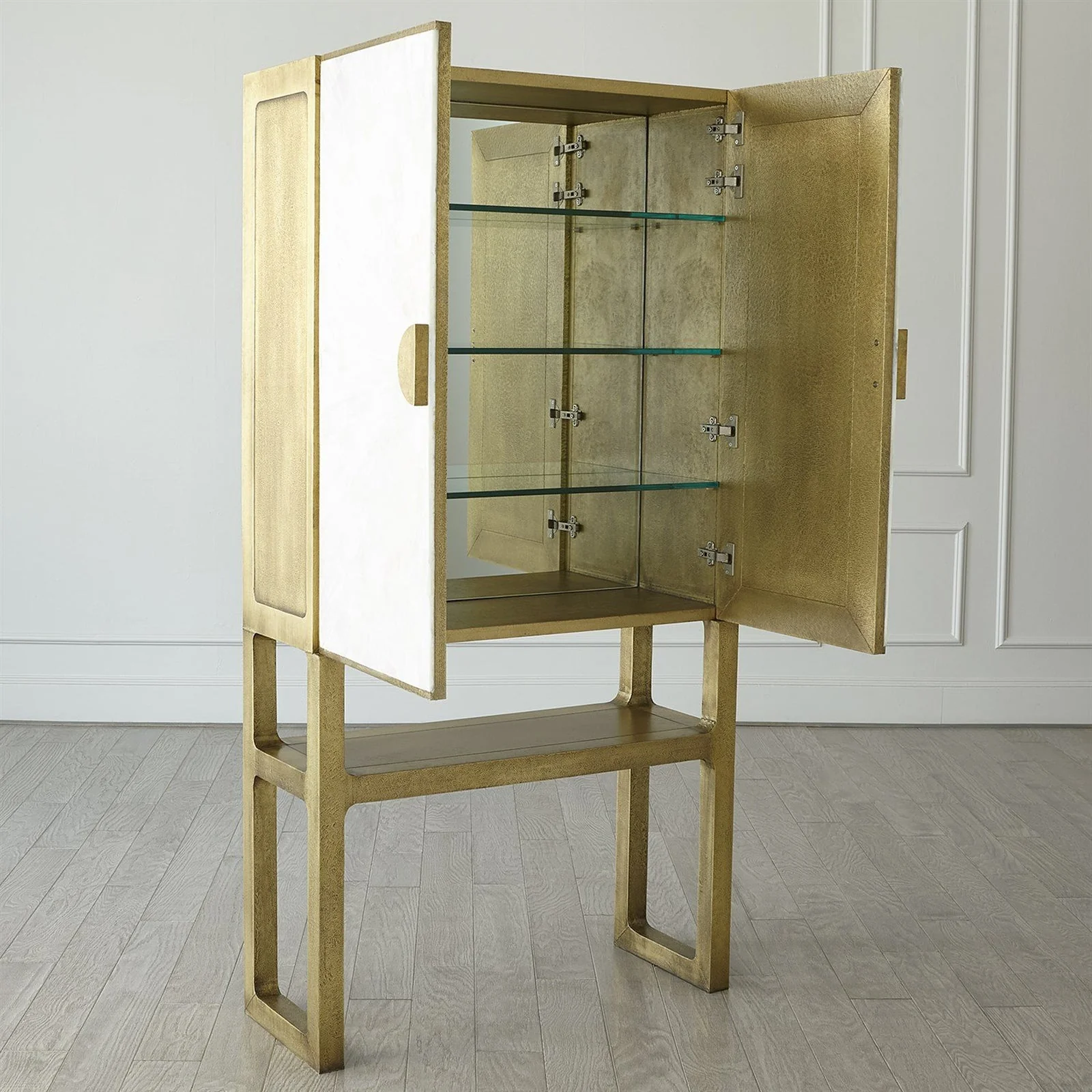 Global Views Gypsum Bar Cabinet - Image 6