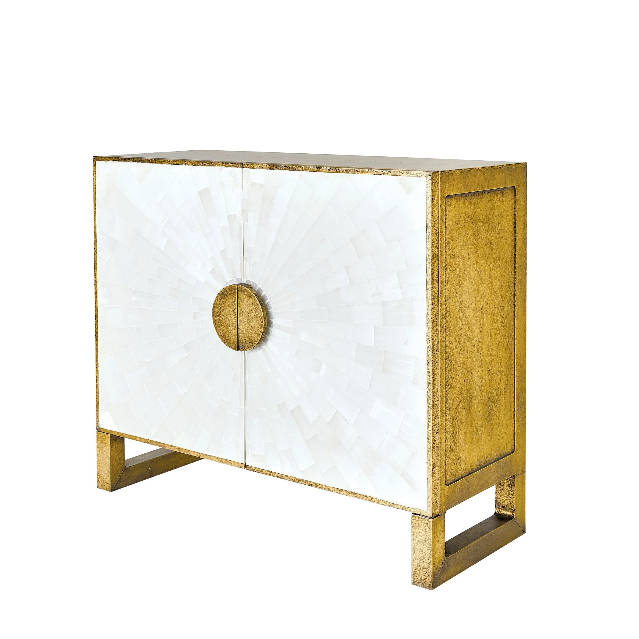 Global Views Gypsum Cabinet - Image 9