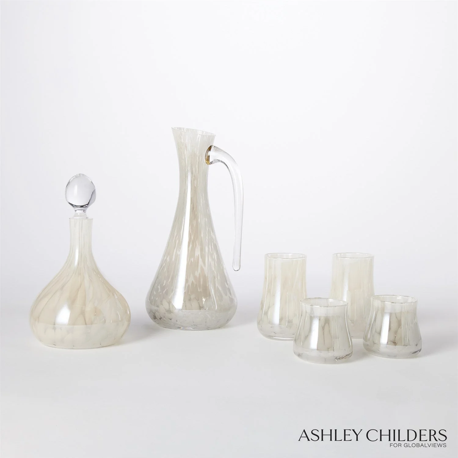 Global Views Hamish Glass Opal Dots by Ashley Childers Clearance - Image 11
