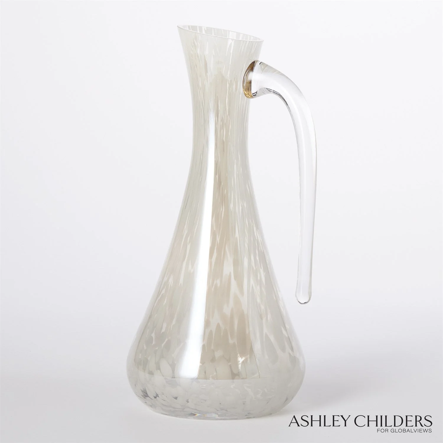 Global Views Hamish Pitcher-Opal Dots by Ashley Childers Clearance