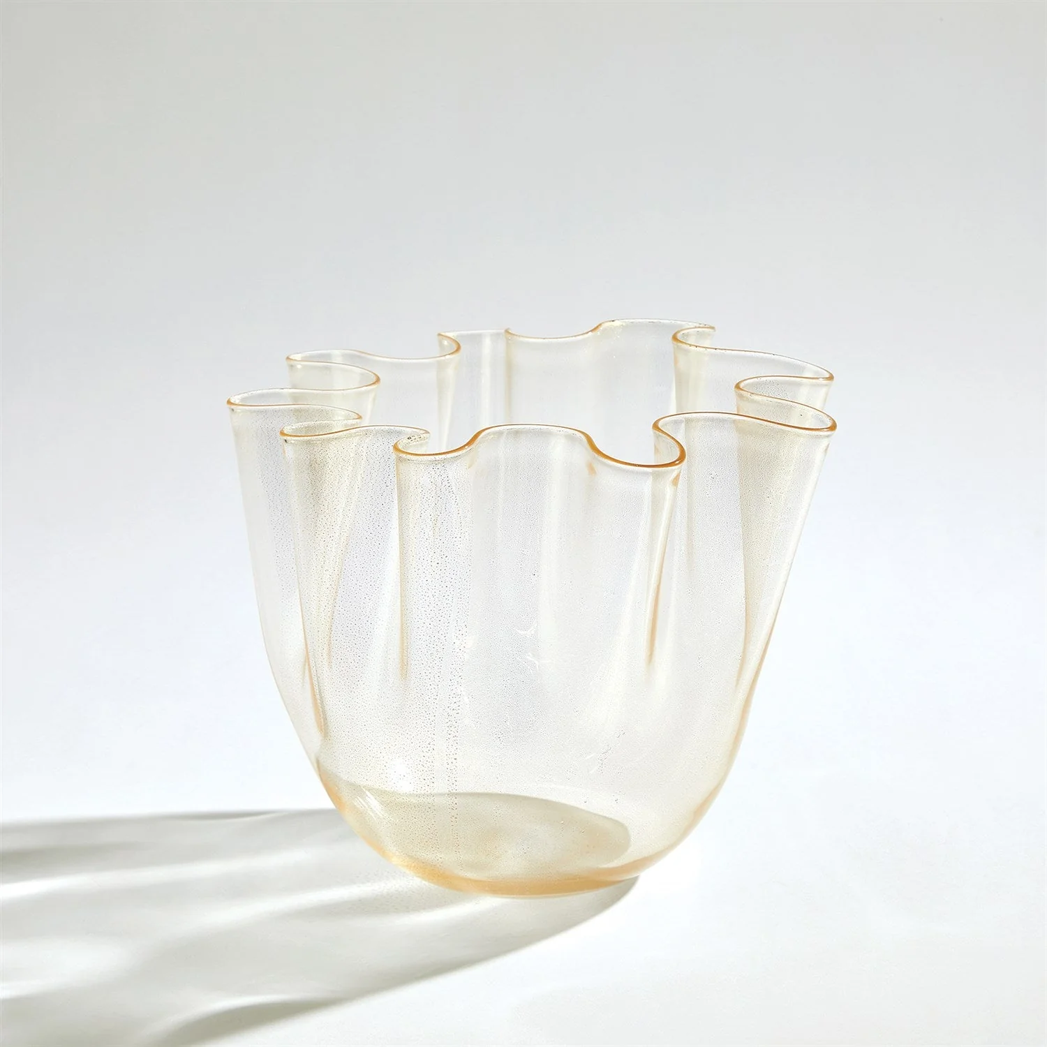 Global Views Handkerchief Vase - Gold - Image 3