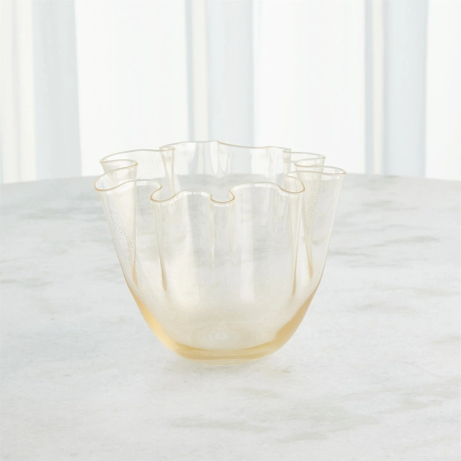 Global Views Handkerchief Vase - Gold - Image 6
