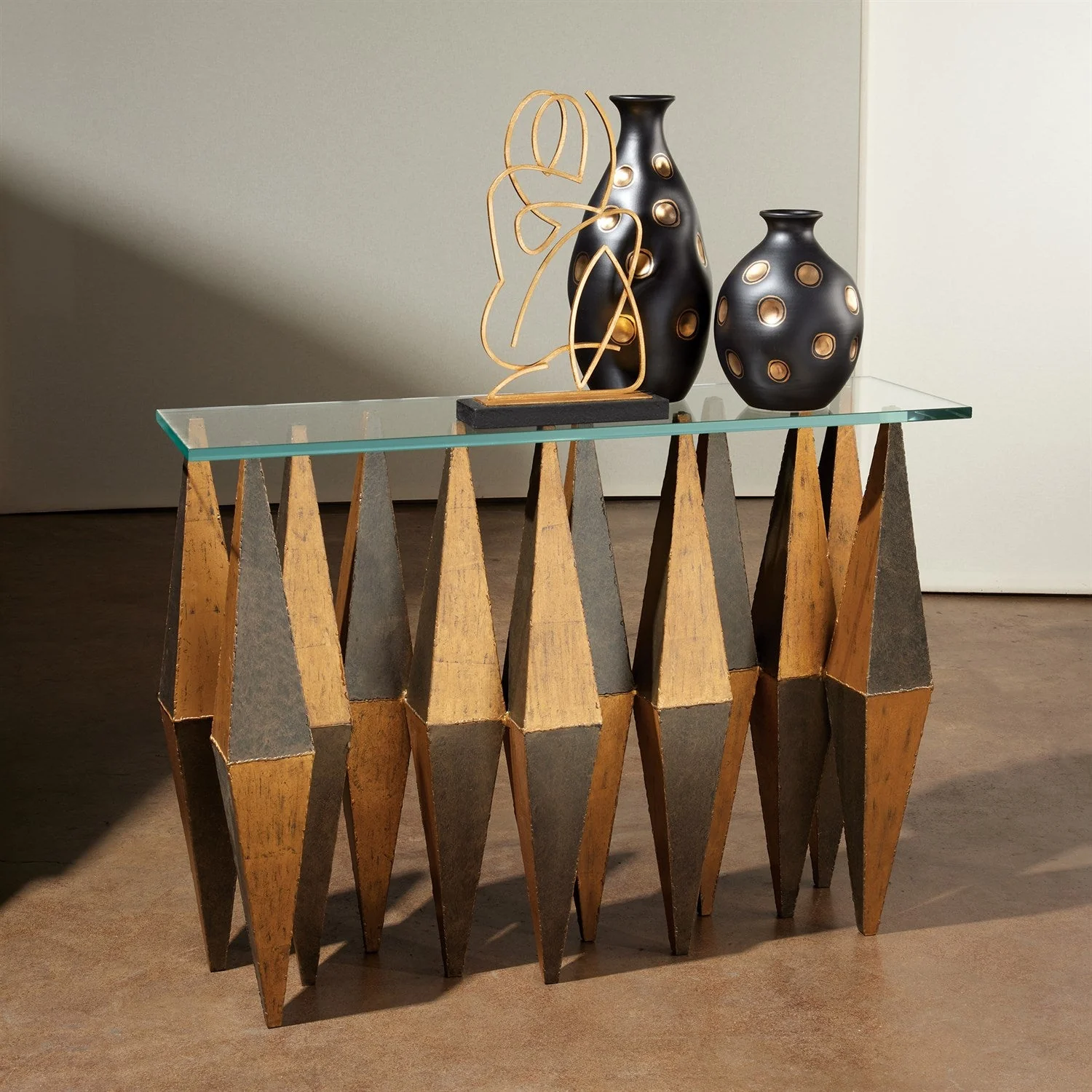 Global Views Harlequin Console Table Clearance - Image 2