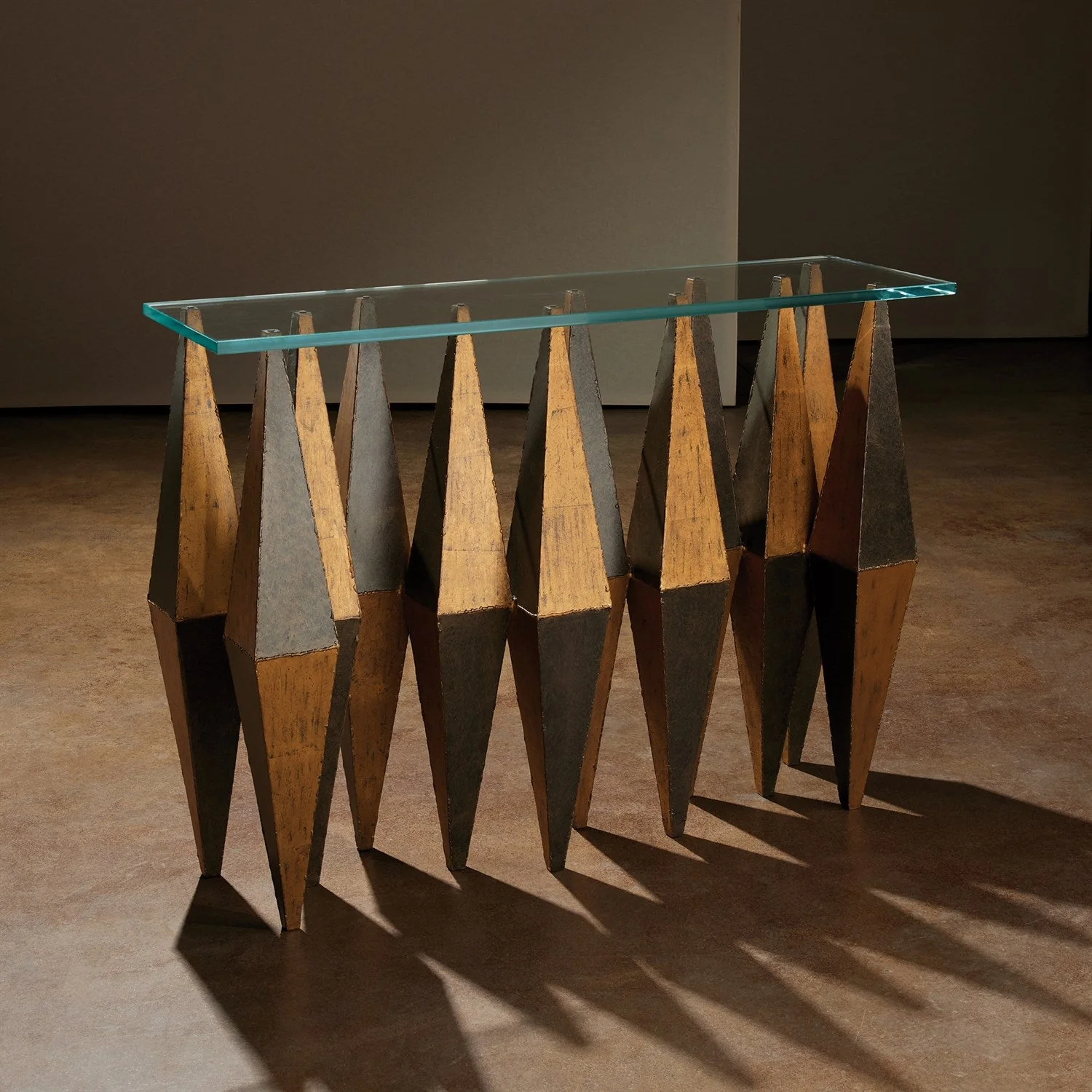 Global Views Harlequin Console Table Clearance - Image 3