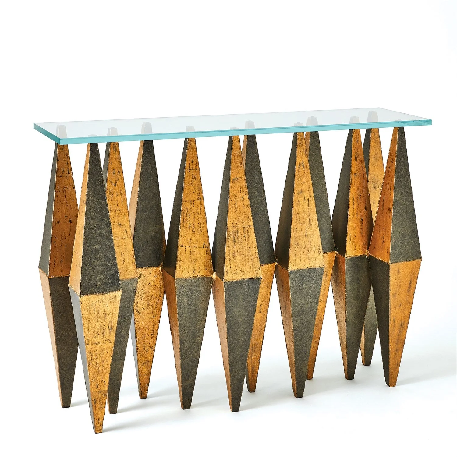 Global Views Harlequin Console Table Clearance - Image 4