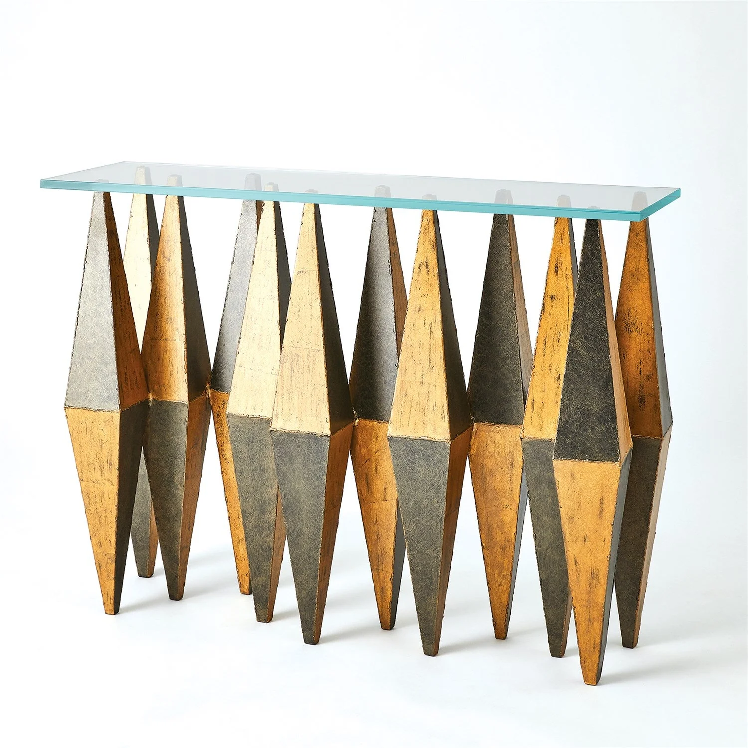 Global Views Harlequin Console Table Clearance - Image 5