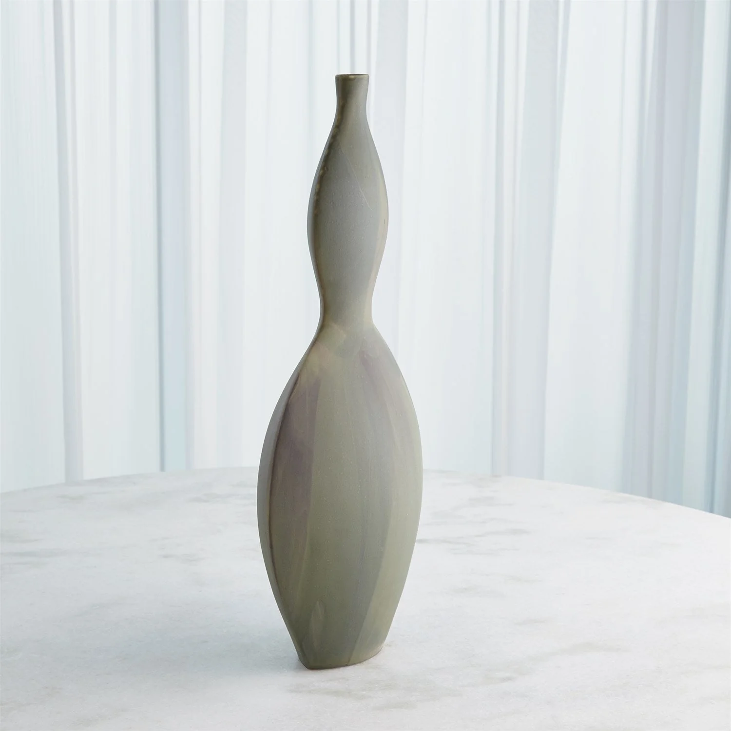 Global Views Helios Vase - Washed Green - Image 10