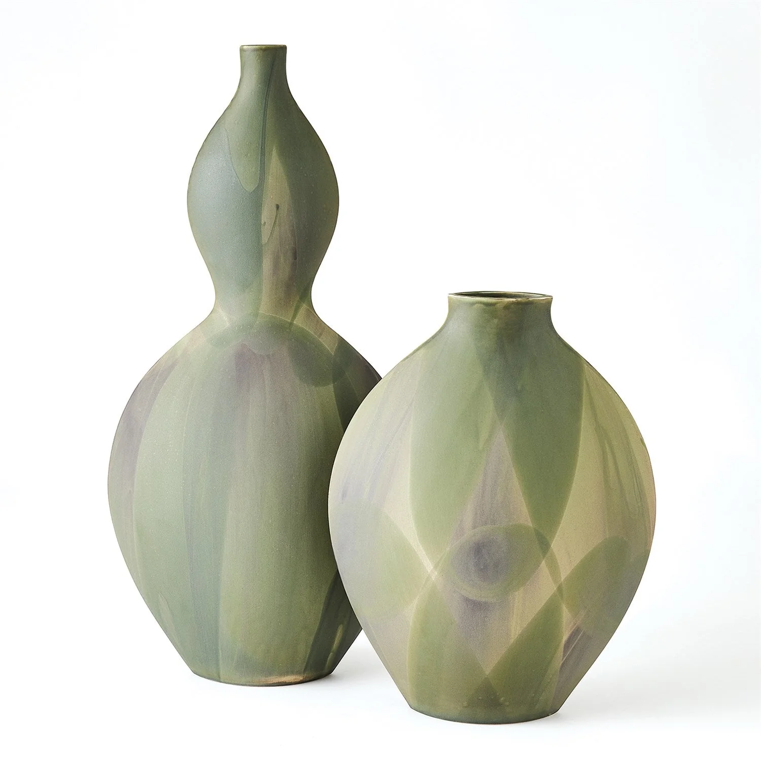 Global Views Helios Vase - Washed Green - Image 3