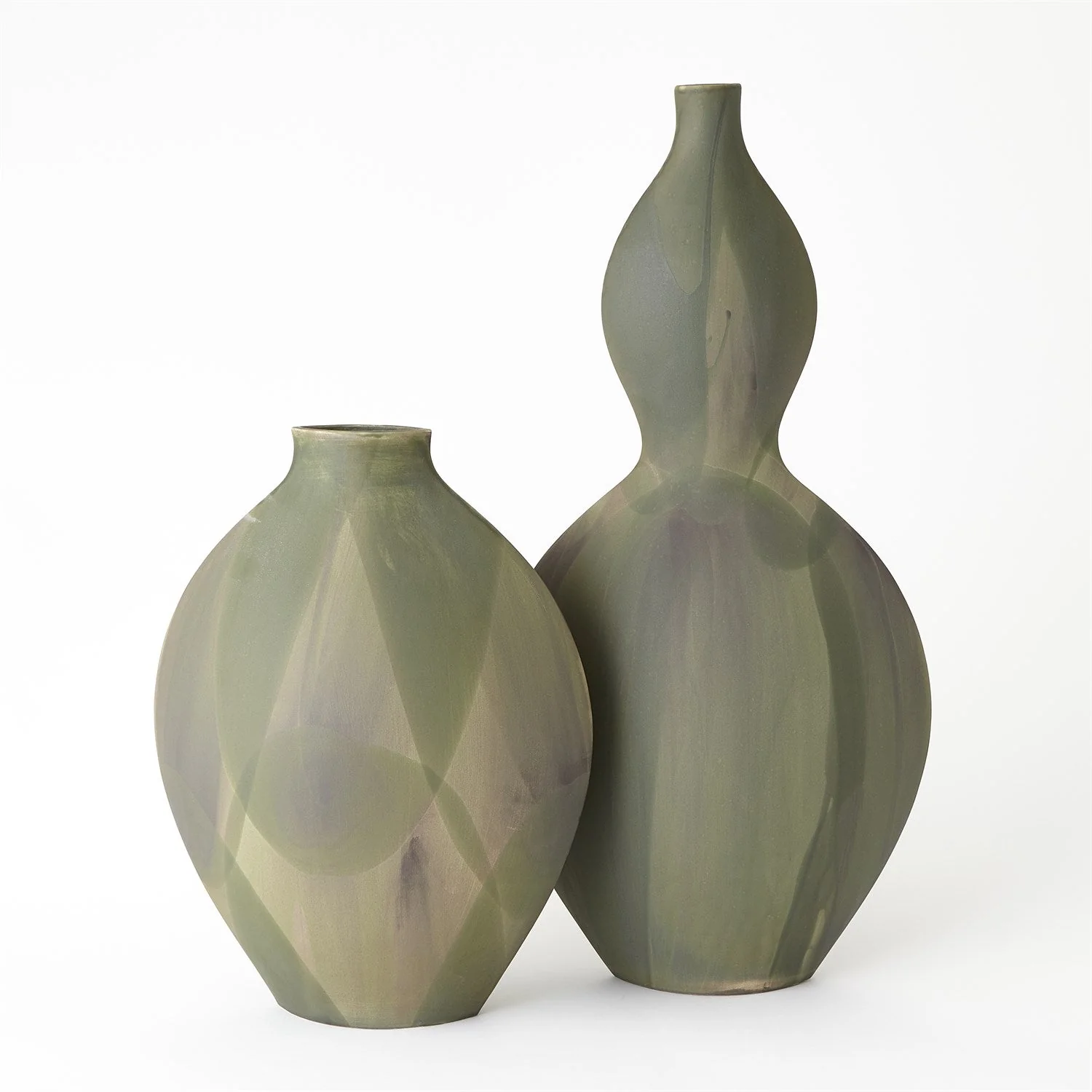 Global Views Helios Vase - Washed Green - Image 4
