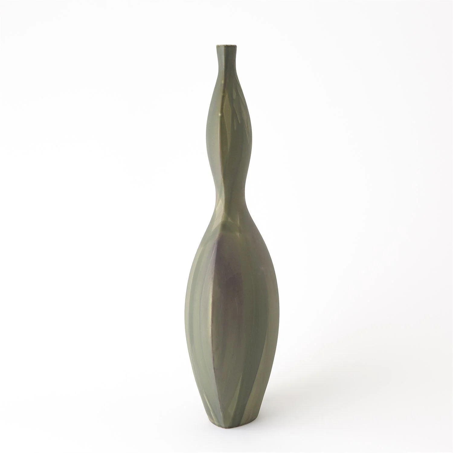 Global Views Helios Vase - Washed Green - Image 9