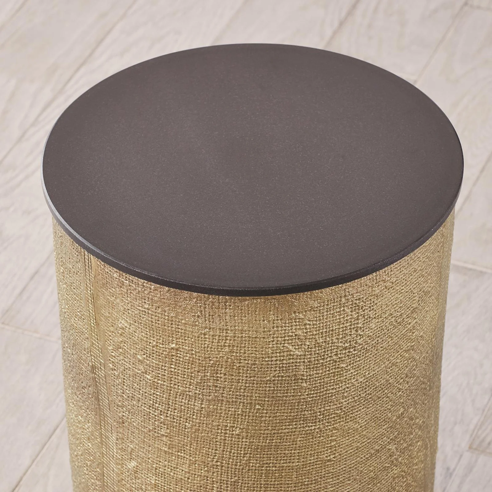 Global Views Hemp Etched Barrel Table - Image 7