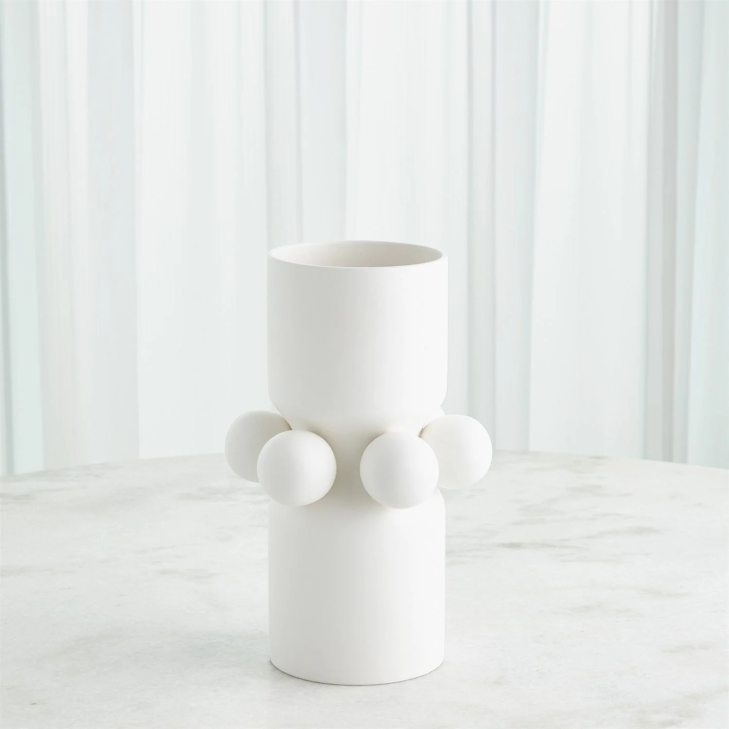 Global Views Hera Vase & Bowl - Matte White - Image 10