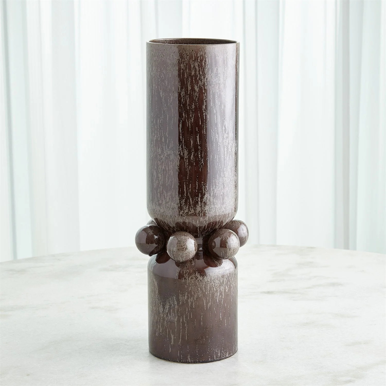 Global Views Hera Vase & Bowl - Reactive Bronze - Image 5