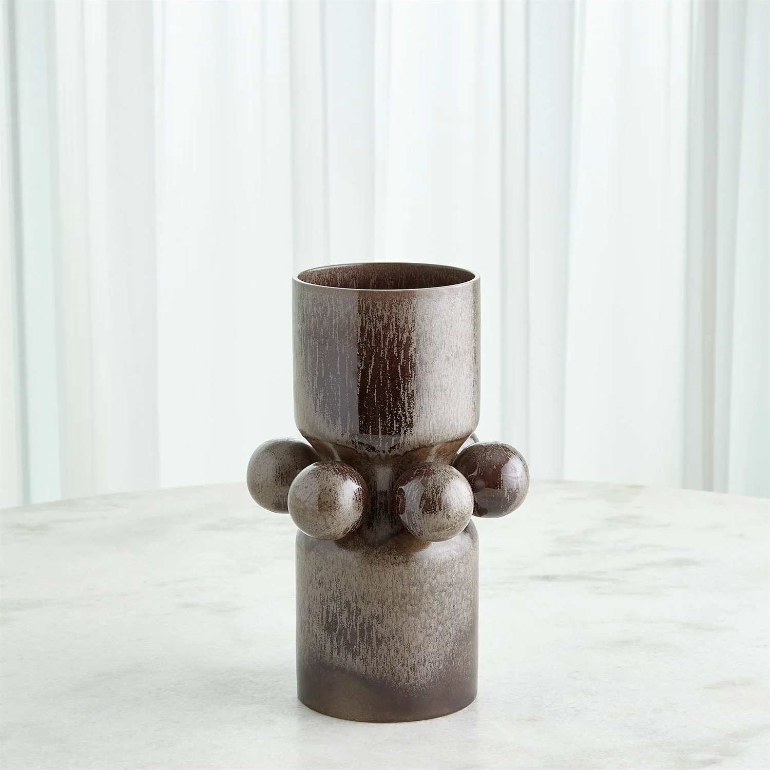 Global Views Hera Vase & Bowl - Reactive Bronze - Image 7