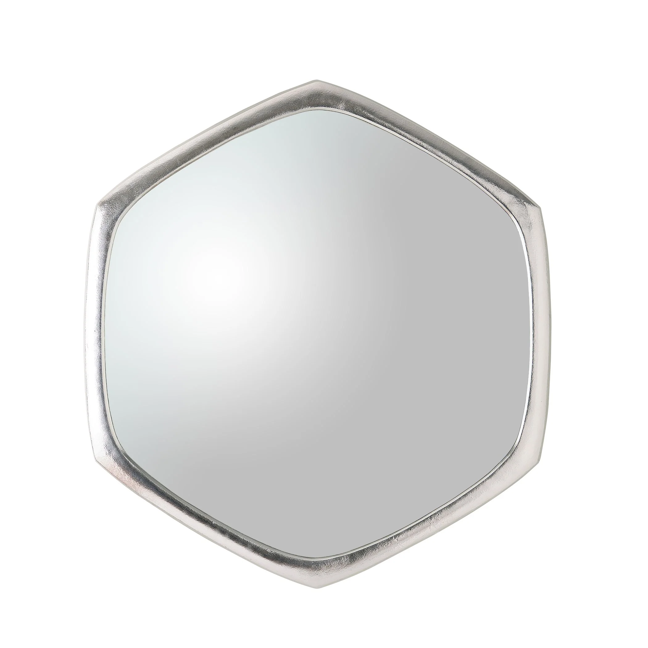 Global Views Hexagon Mirror Nickel - Image 9