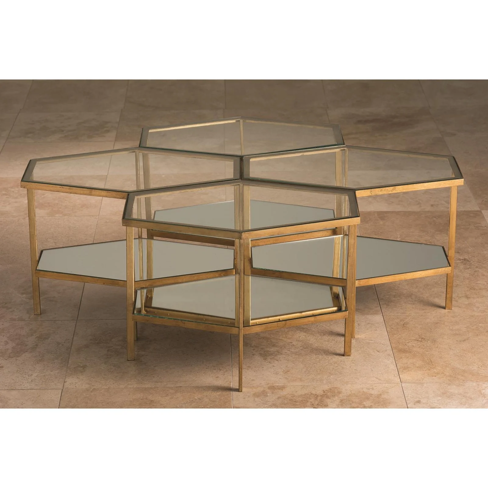 Global Views Hexagon Table - Image 6