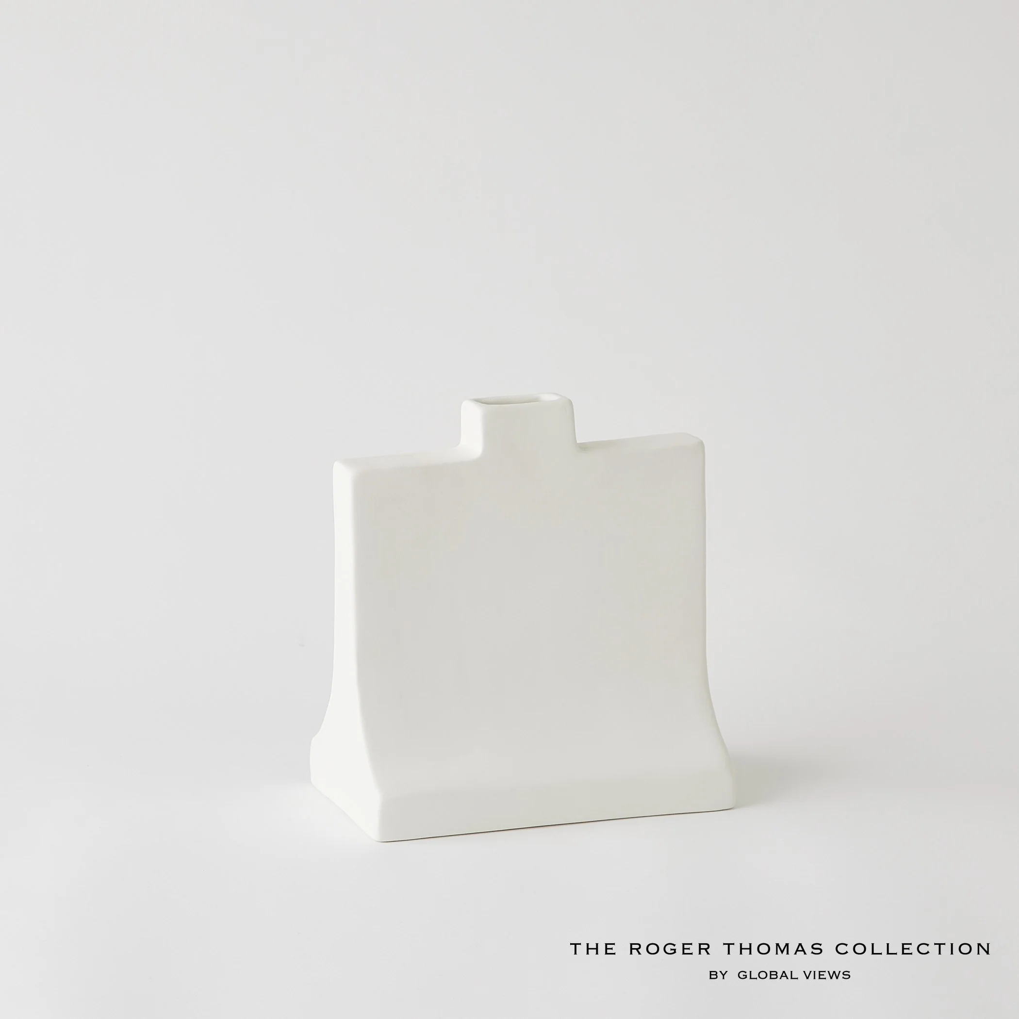 Global Views Icon Vase Matte White - Image 3