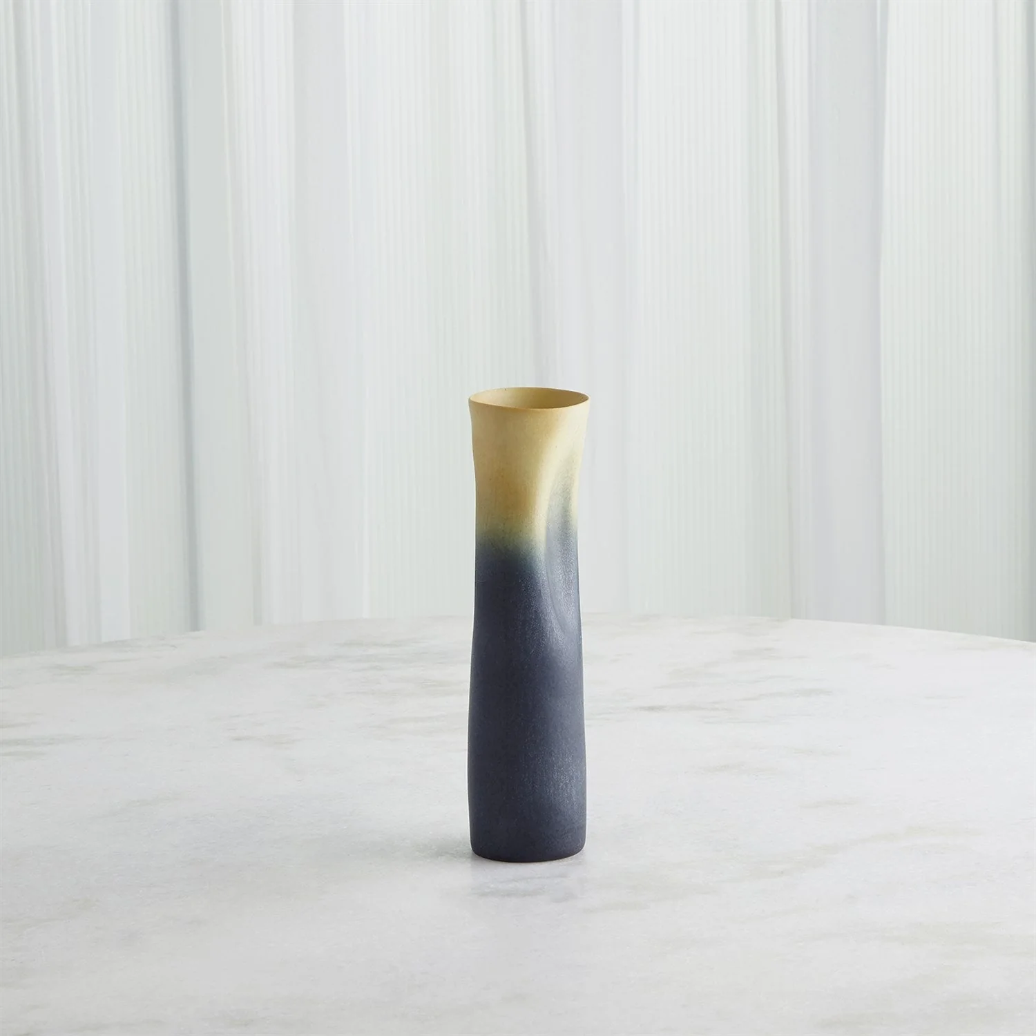 Global Views Indent Vase & Bowl - Grey Yellow - Image 12