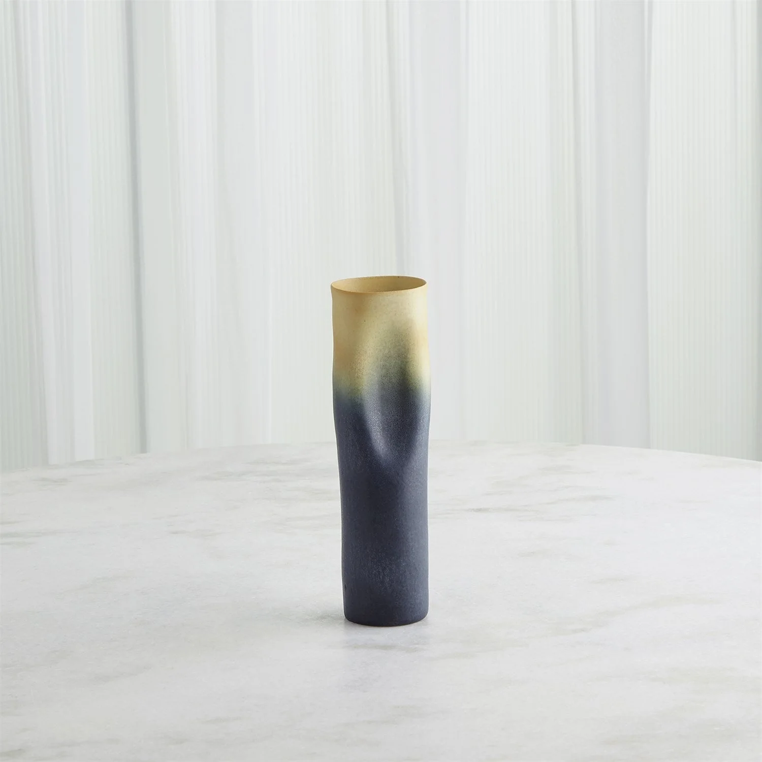 Global Views Indent Vase & Bowl - Grey Yellow - Image 13