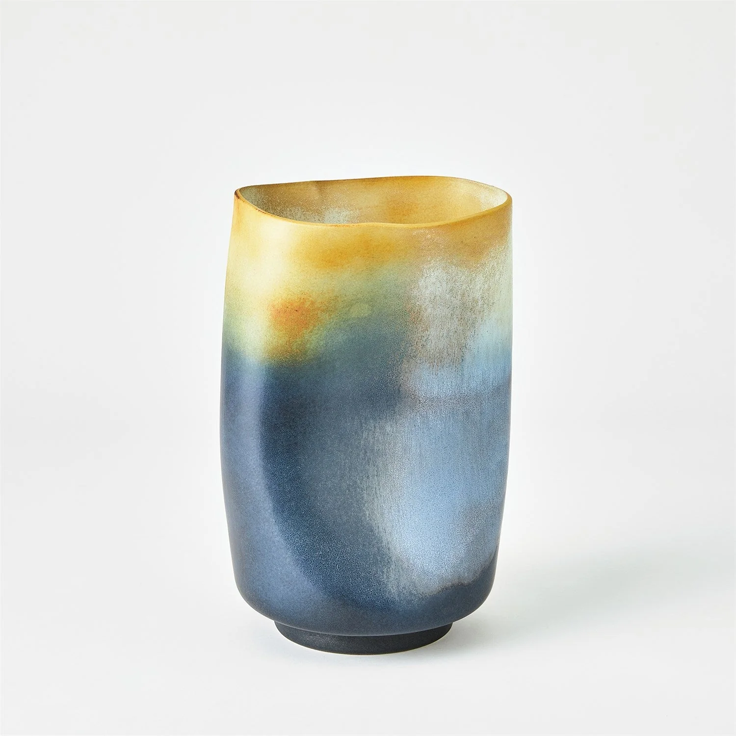 Global Views Indent Vase & Bowl - Grey Yellow - Image 14