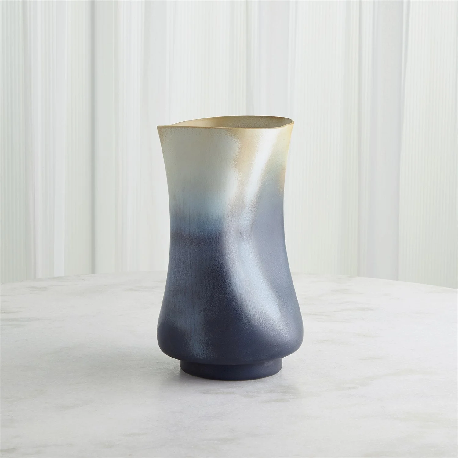 Global Views Indent Vase & Bowl - Grey Yellow - Image 16