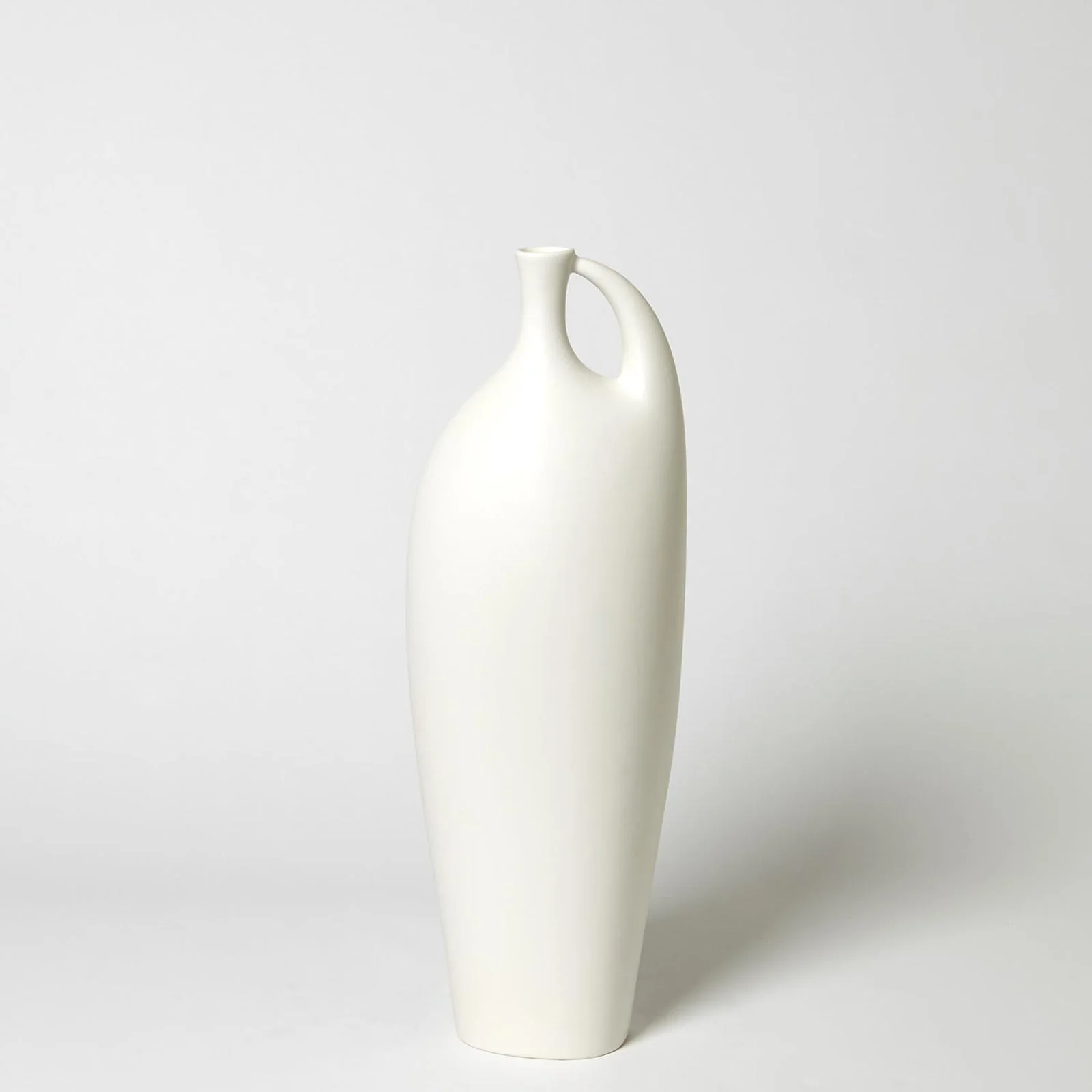 Global Views Indentation Vase-Matte White - Image 5