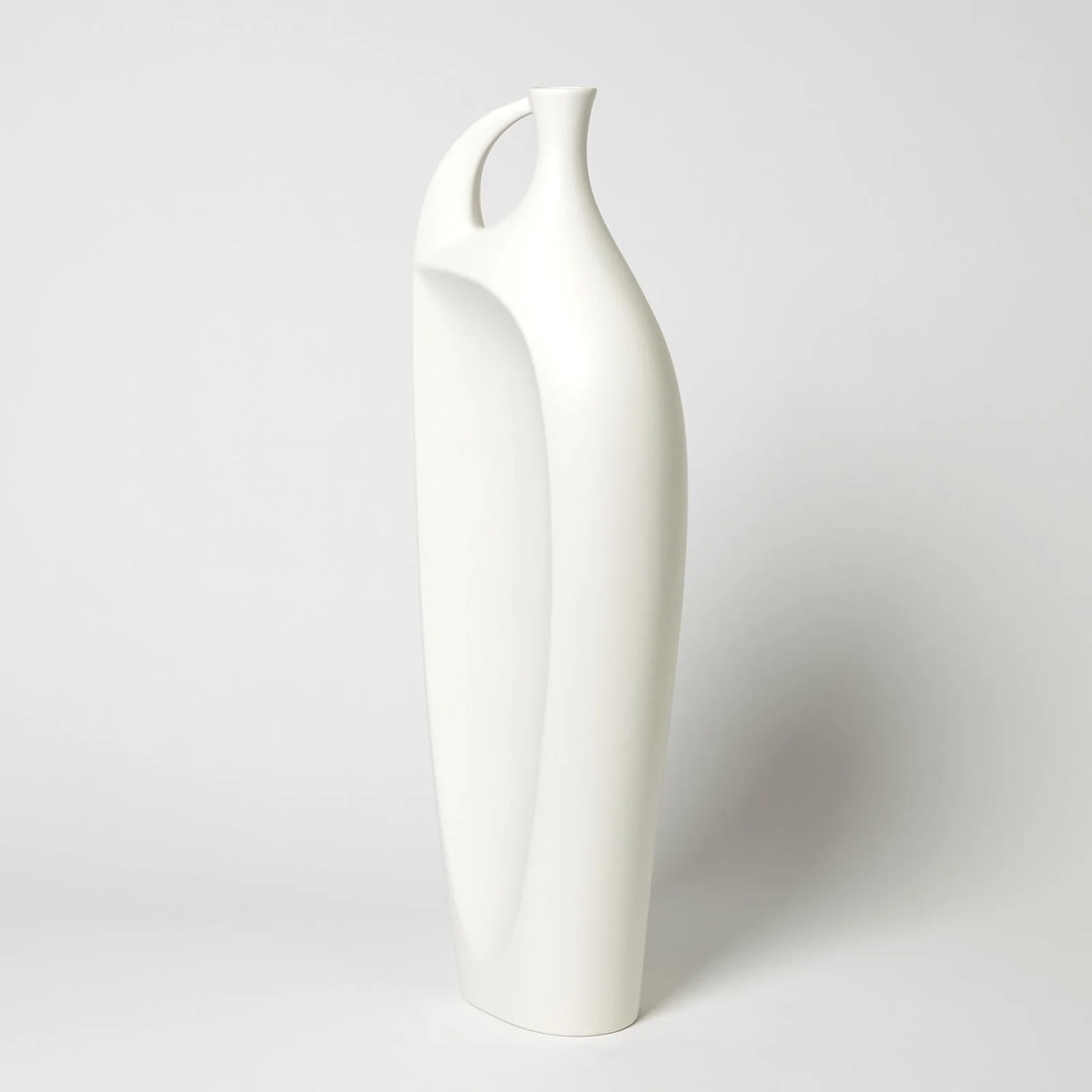 Global Views Indentation Vase-Matte White - Image 7