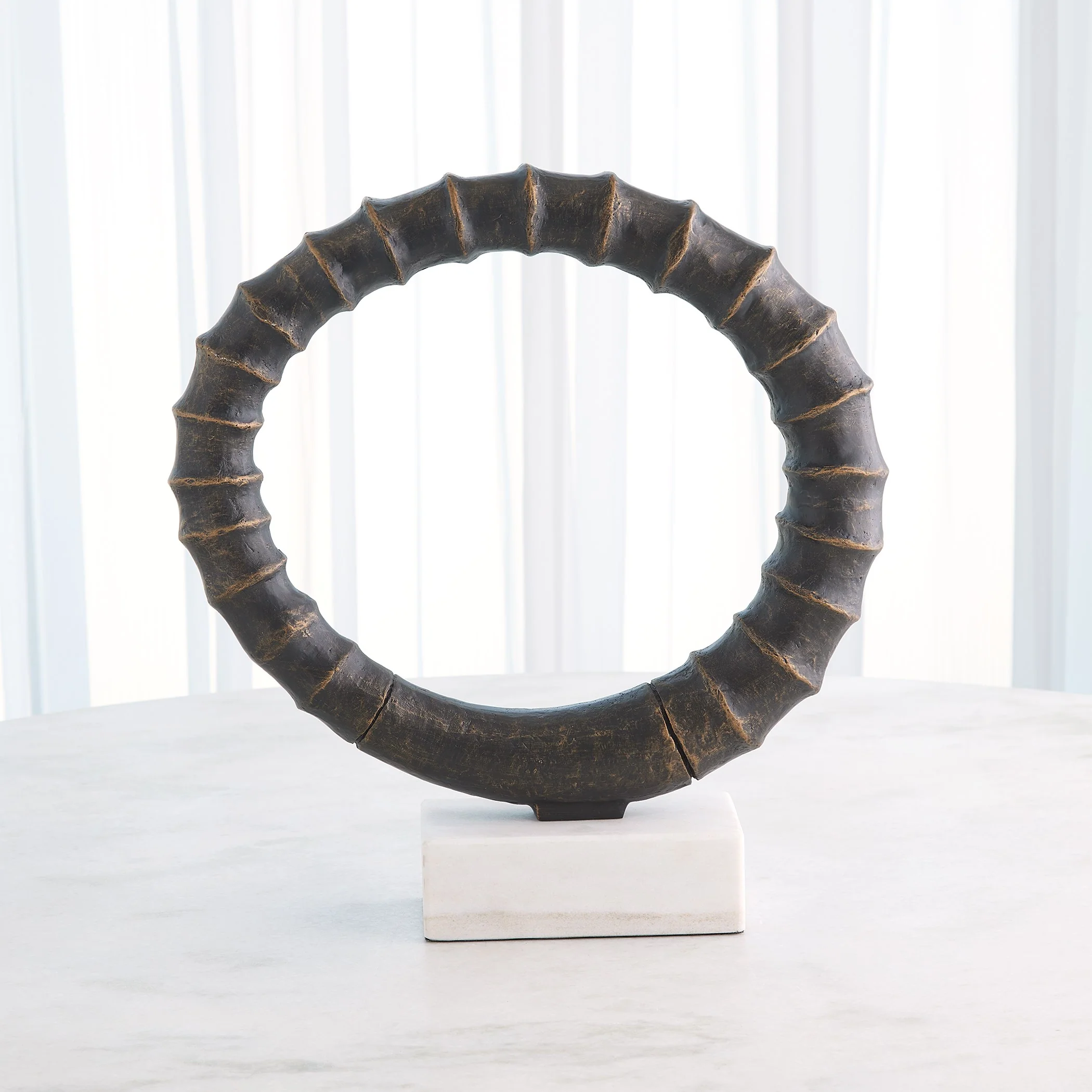 Global Views Infinity Horn Sculpture - Image 3