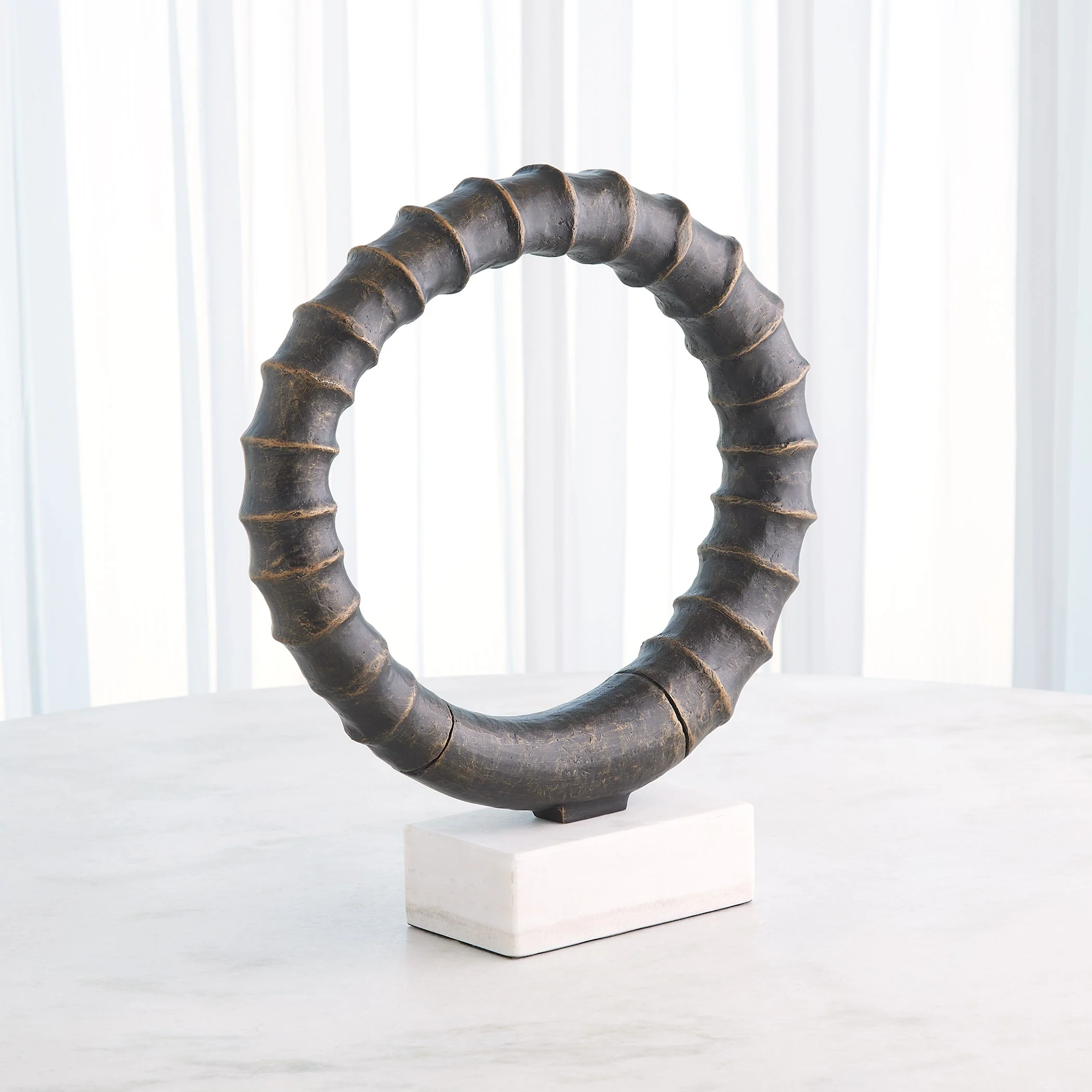 Global Views Infinity Horn Sculpture - Image 4