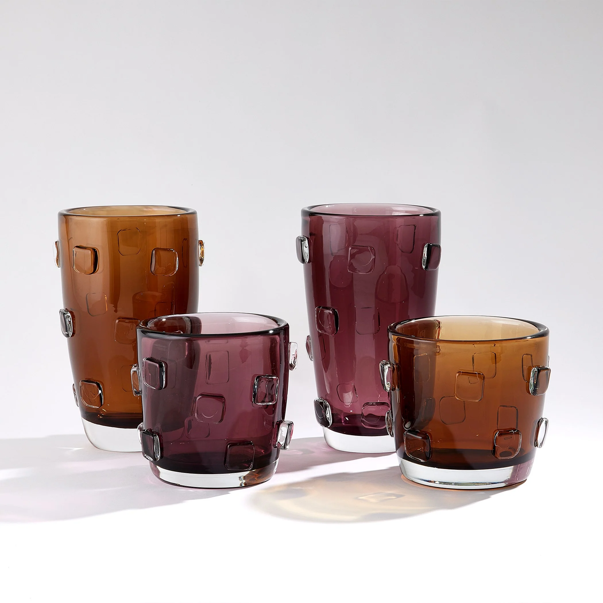 Global Views Ingot Vase-Amber-Lg - Image 3